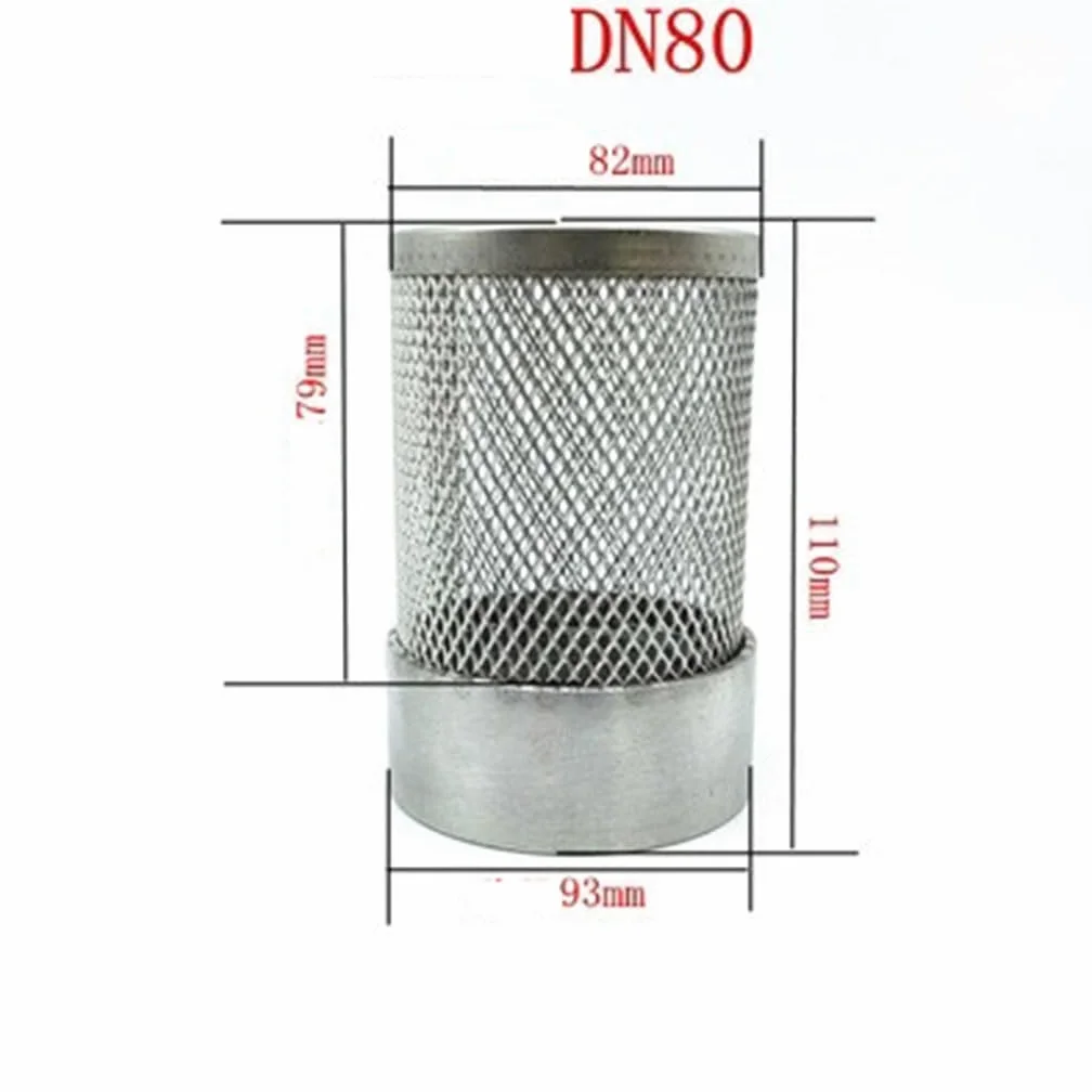 1 filtro de manguera de agua en línea de acero inoxidable | Rosca Hembra de 1/2" a 4" for Riego de Jardines(3inch)