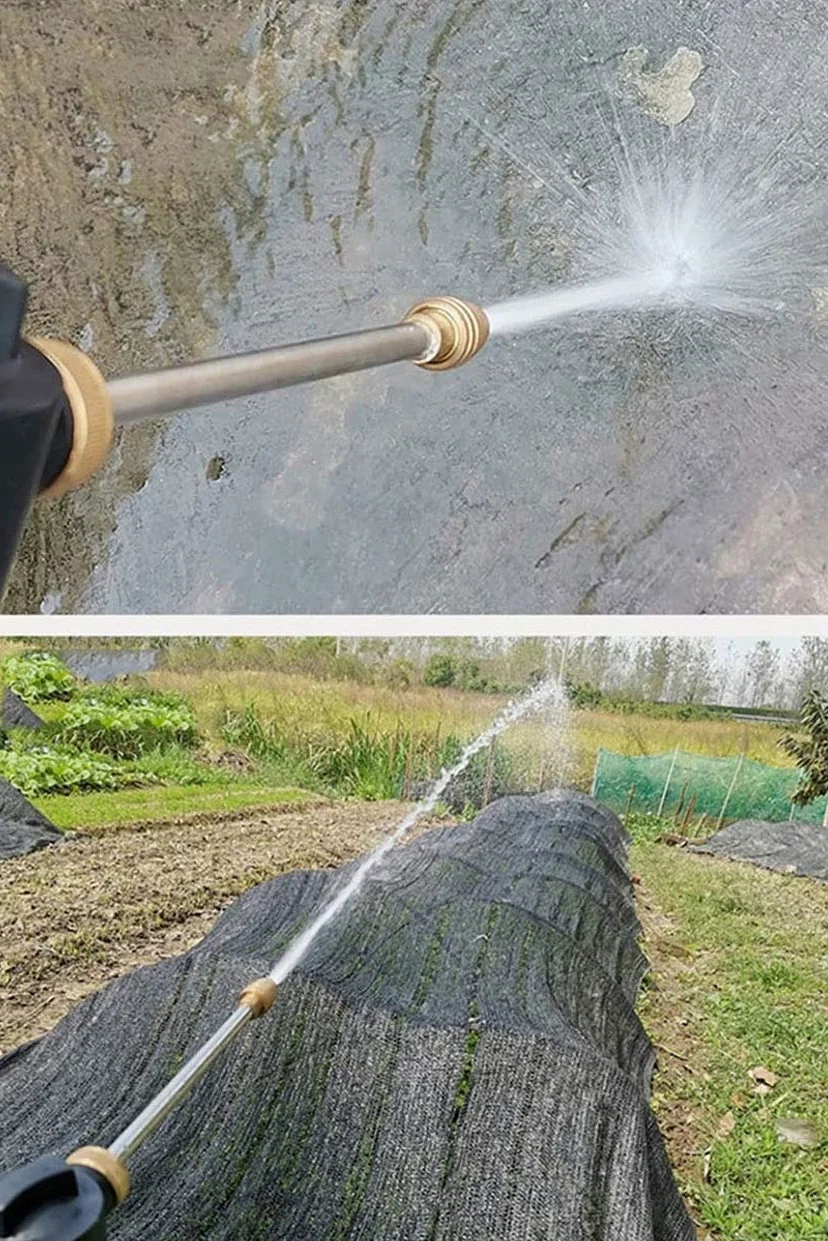 Manguera de jardín con Juego de Pistola de Agua Manguera Extensible Manguera de riego de jardín Manguera de Lavado de Autos de Alta presión (Size : 25FT)