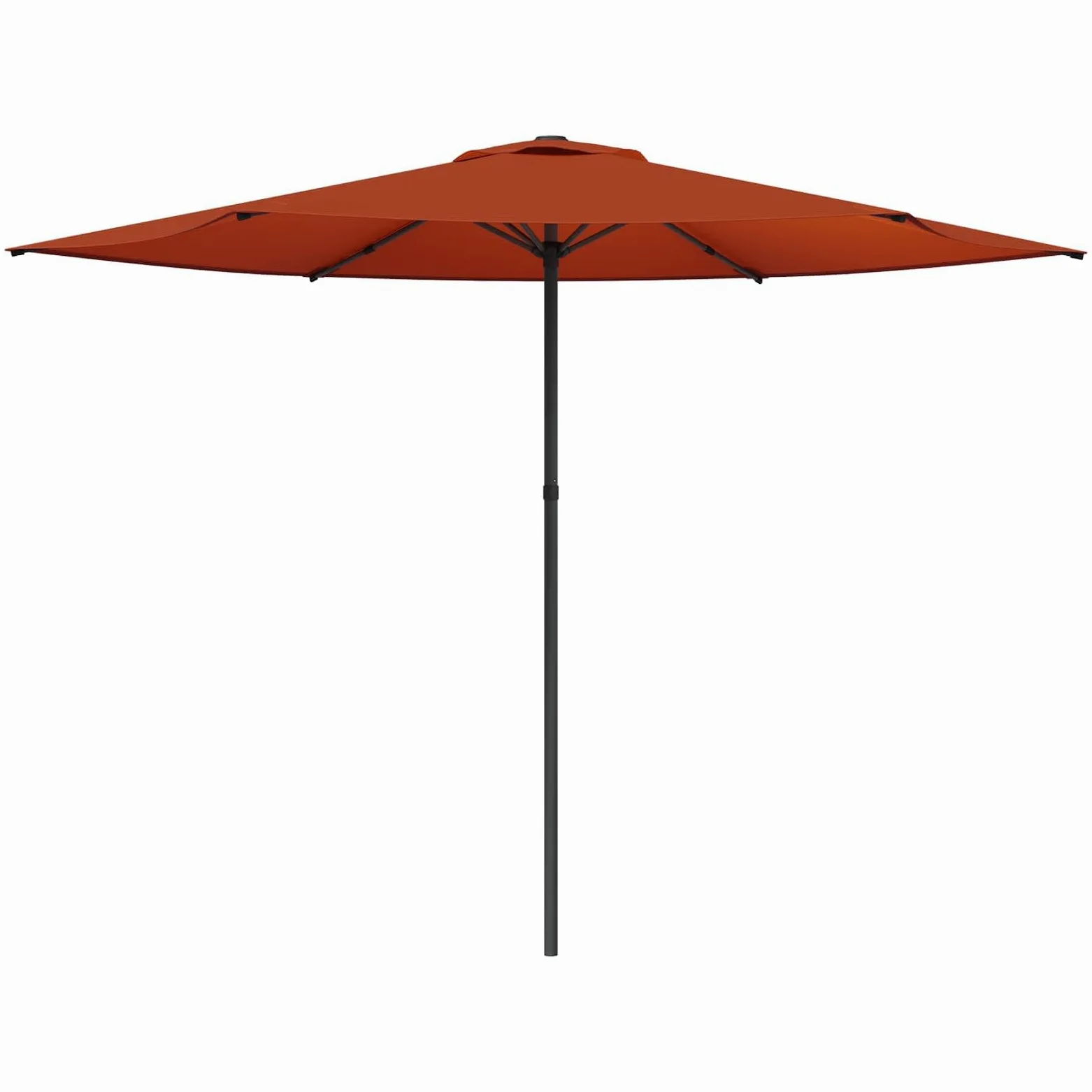 vidaXL Sombrilla de jardín de 300 x 300 cm, de poliéster, rectangular, de terracota, para patio, jardín, moderna sombrilla rectangular, gran toldo, protección UV, resistente a la intemperie