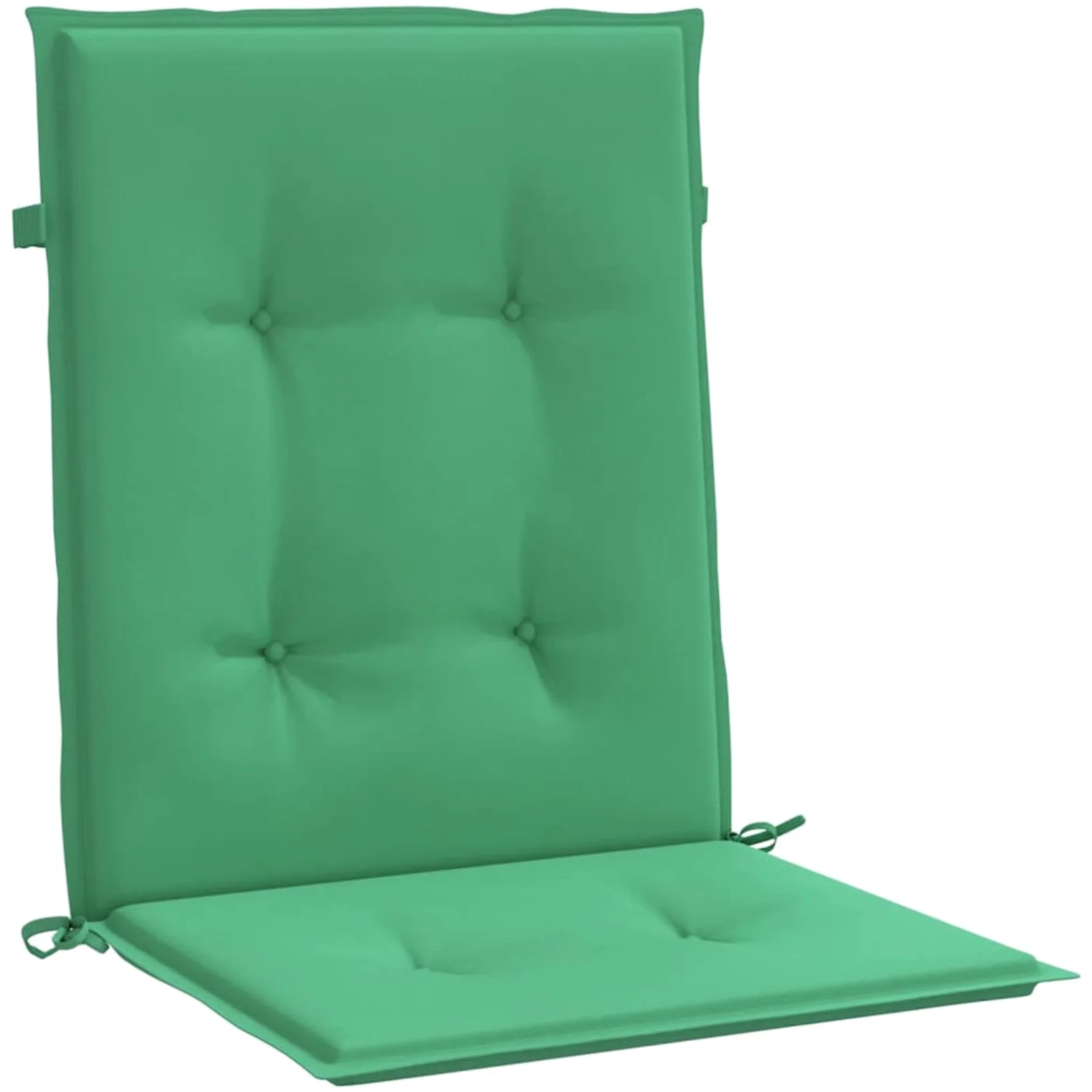 Cojín Silla jardín Respaldo bajo 6 uds Tela Oxford Verde, Cojines para Butacas De Jardin, Cojines Sillas Cocina, Cojines para Sillas De Terraza, Cojin Silla Exterior