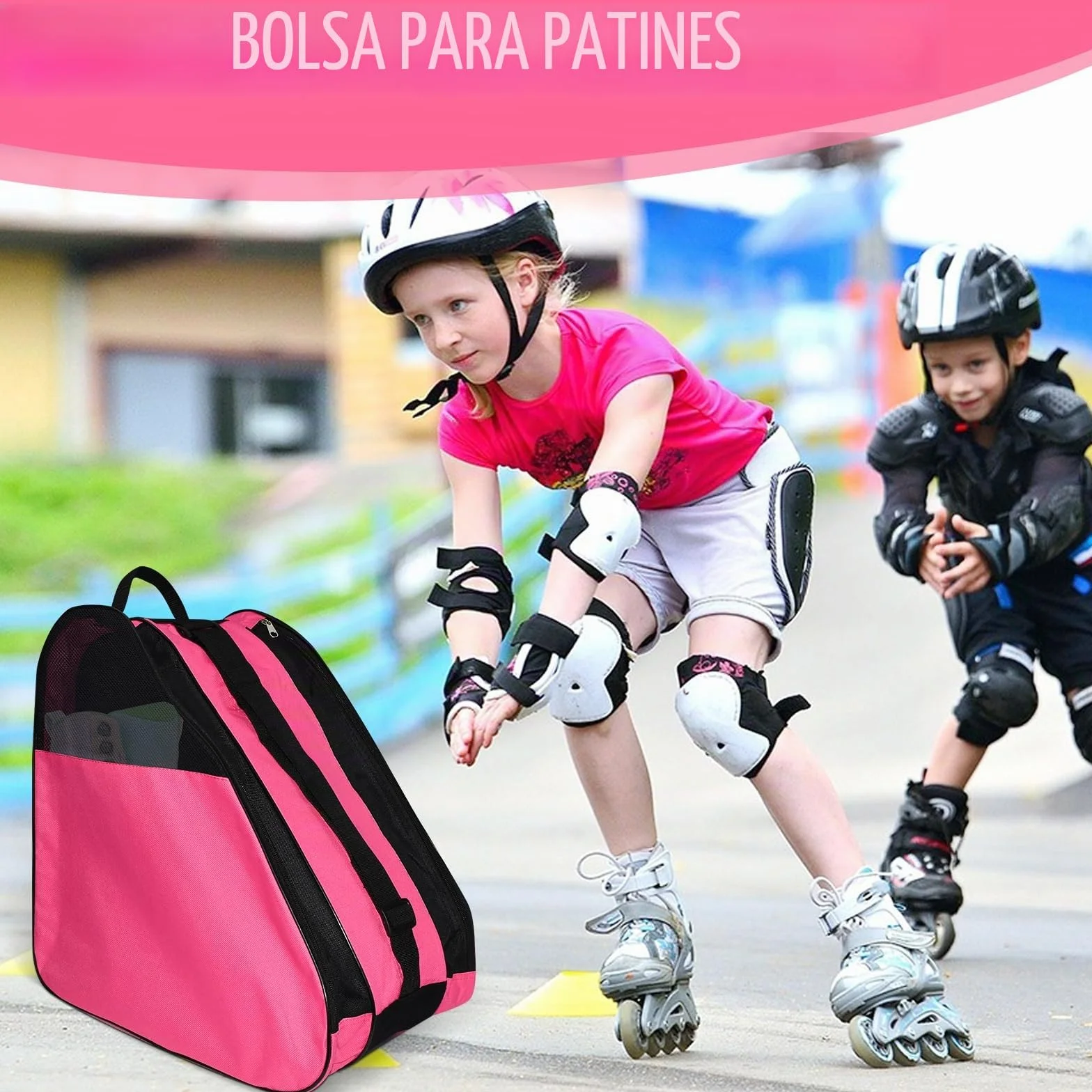 ADERTOS Roller Skate Bag, Ice Skate Bag