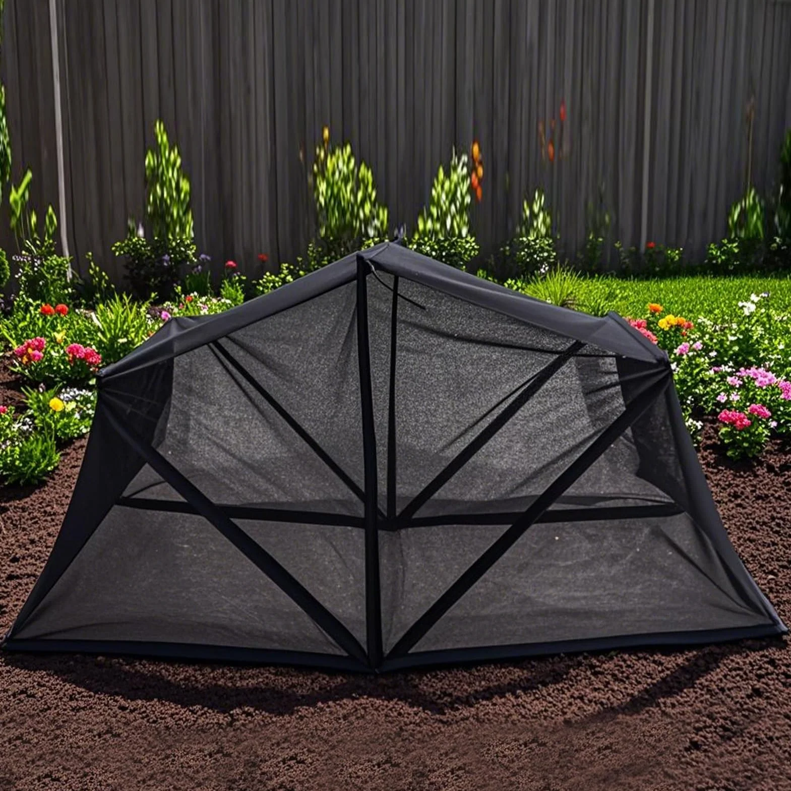 Cubierta para Mesa De Cultivo Elevada | Cubierta Protectora para Huerto Elevado,Domos Protectores Plegables Reutilizables y Portátiles para Cultivo De Hortalizas, Frutas y Plantas En Exteriores