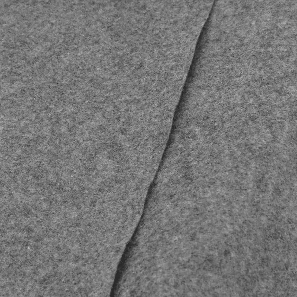 vidaXL Tapiz de Suelo Piscina geotextil de poliéster Gris Claro Ø550cm, Lona Suelo Piscina, Protector de Suelo para Piscina, Alfombra de Piscina