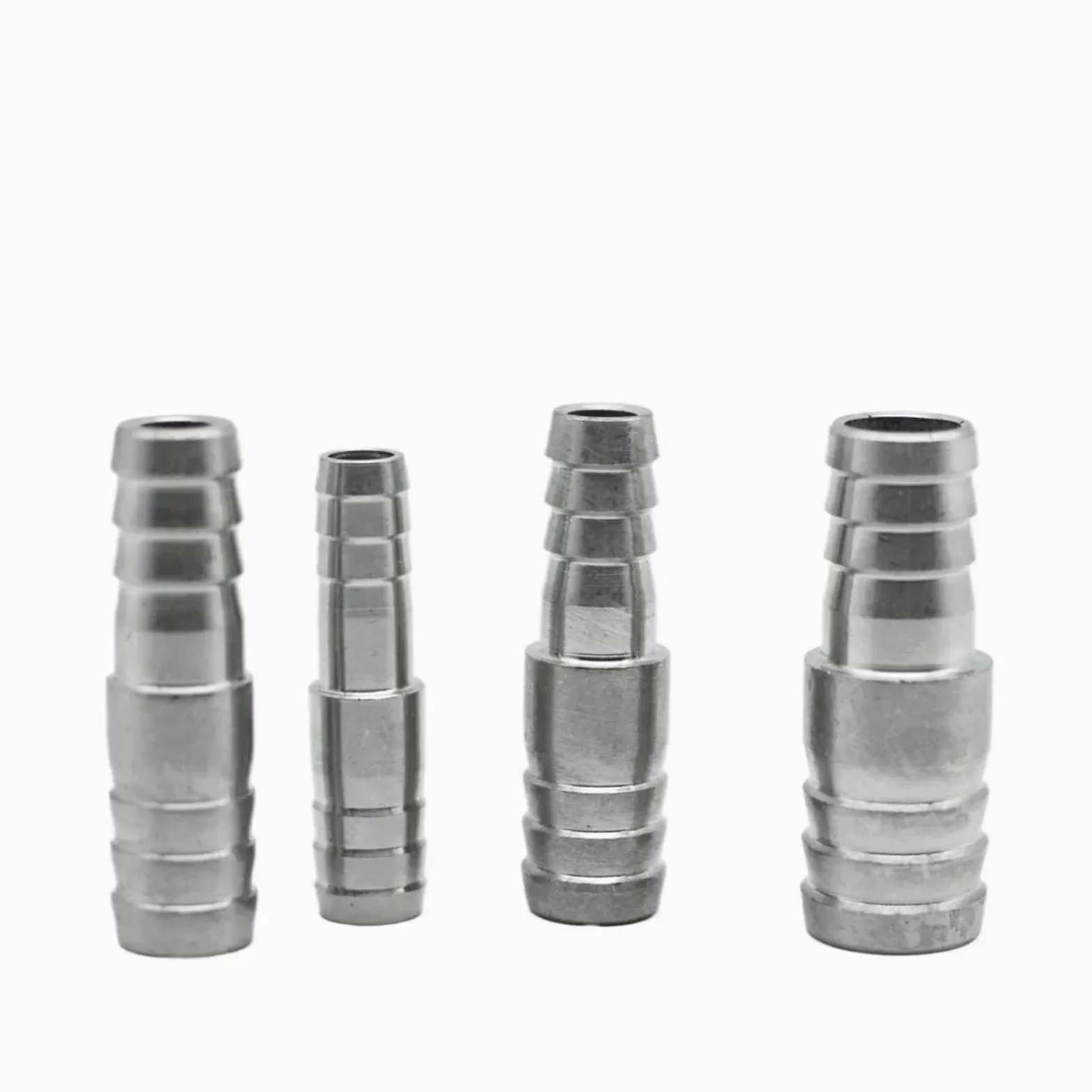 Conector Recto Reductor de púas for Manguera de 6, 8, 10, 12, 13, 14, 15, 16, 18, 19, 20-60 mm, Acero Inoxidable 304(28mm-16mm)