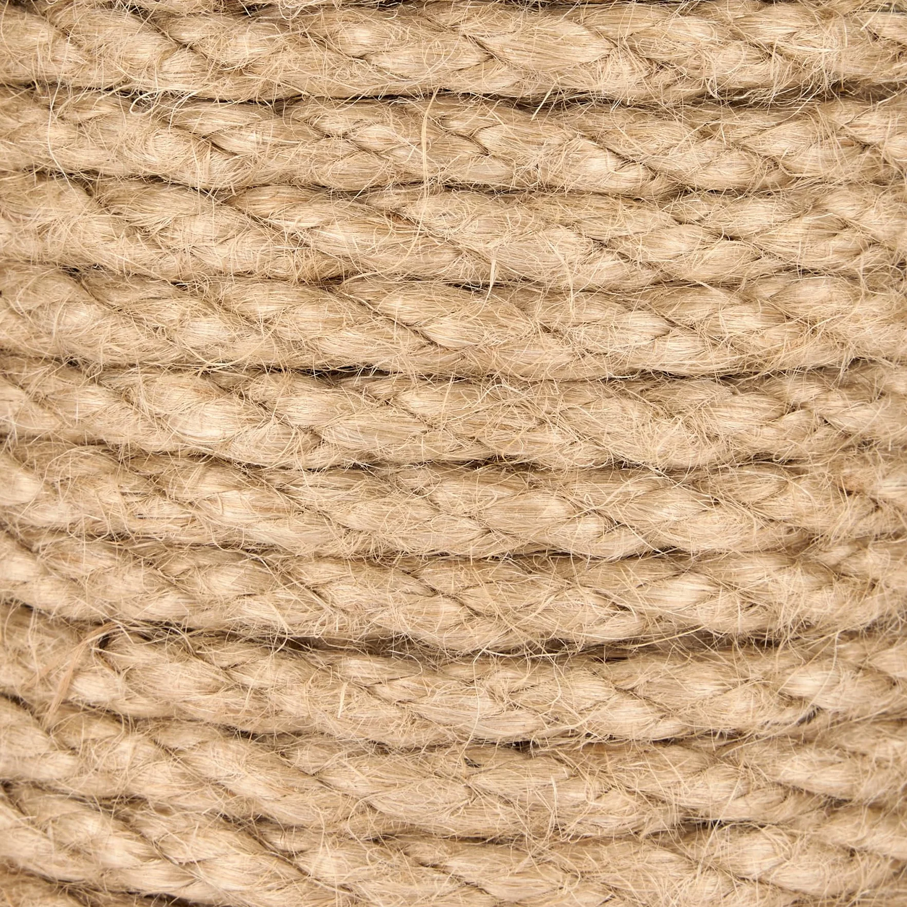 Cuerda de Yute Natural tosada 8 mm de Longitud 20 m, Cuerda para Manualidades, jardinería, decoración y artesanía