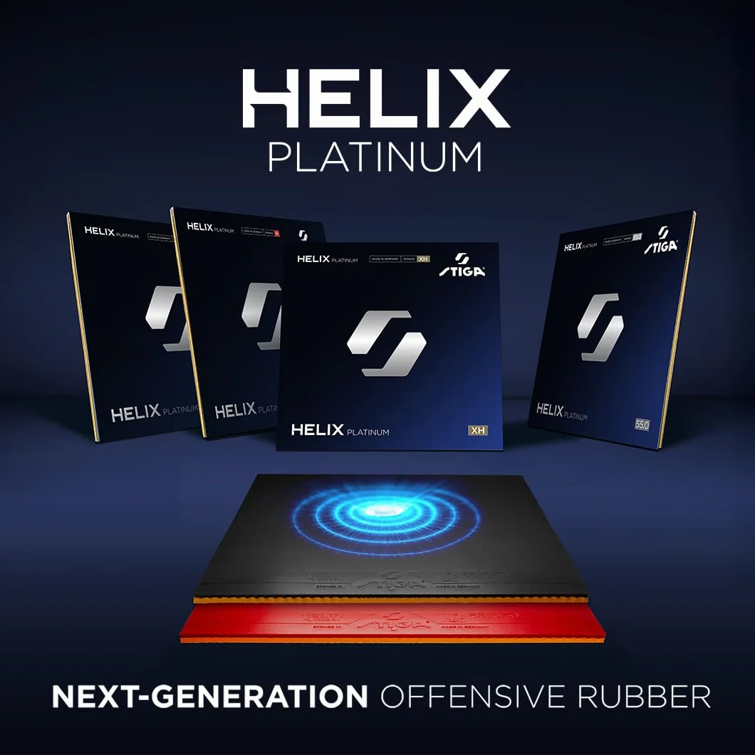 STIGA Helix Platinum Goma para Pala de Tenis de Mesa