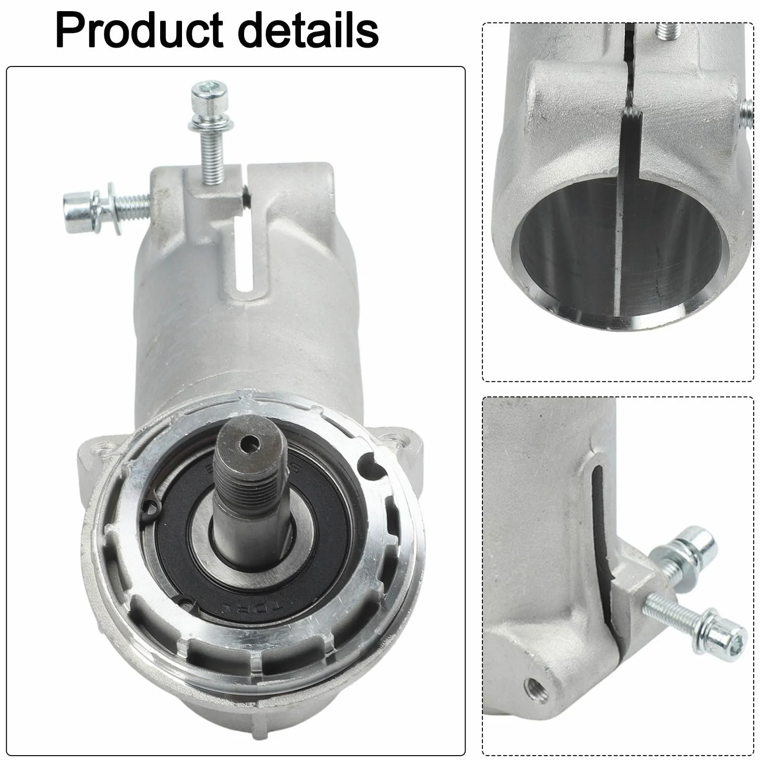 Cabezal de engranaje para desbrozadoras FS-510 FS-560, caja de engranajes de ángulo de 38 mm de diámetro para pieza de repuesto 41486400107 41486400106
