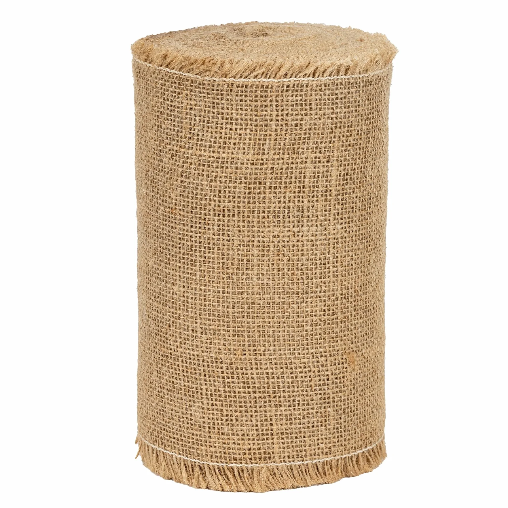 La Cordeline - Cinta de arpillera natural, 20 cm, rollo de 18 metros, para manualidades, decoración, jardinería