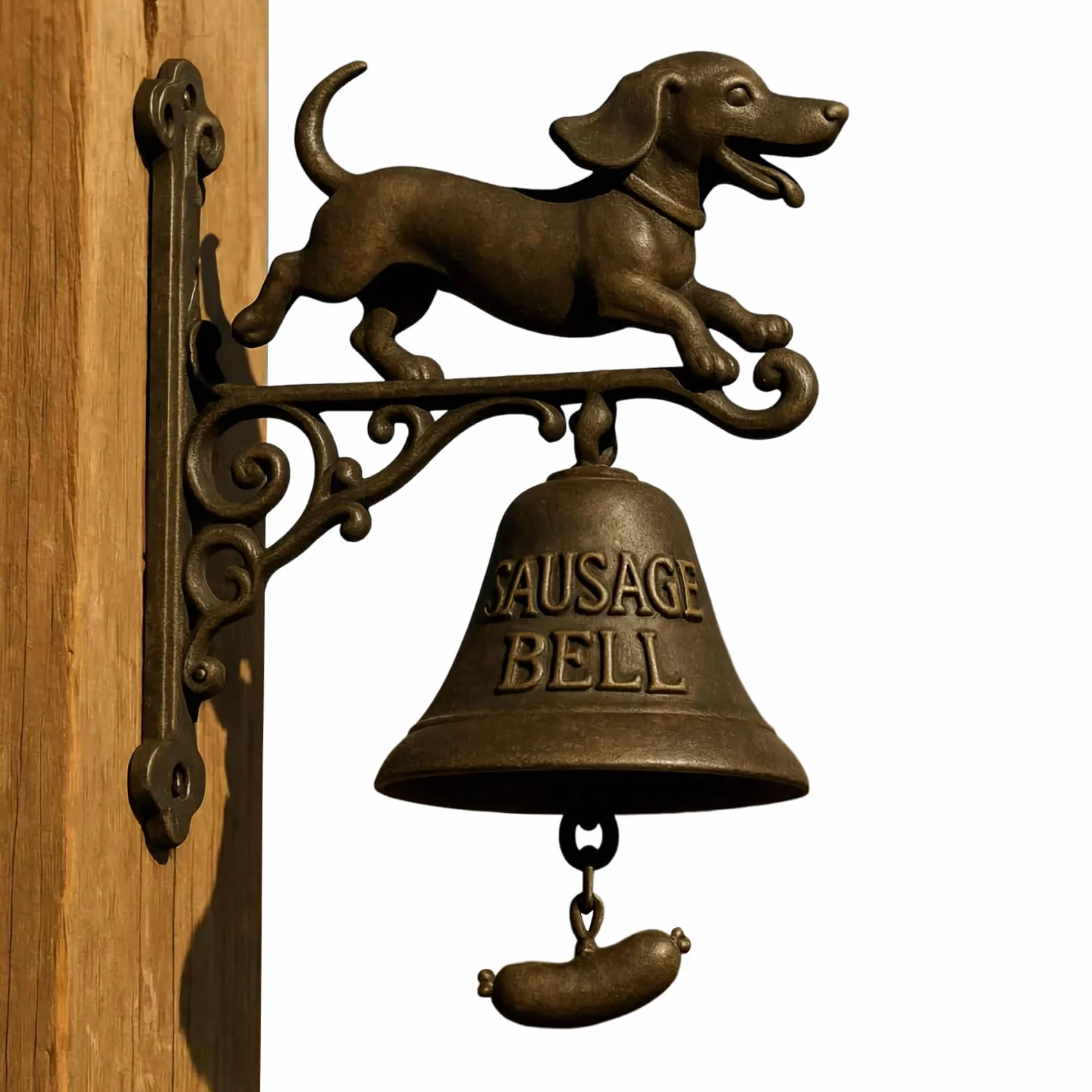 Dinner Bell Outdoor | Timbre Decorativo para Puerta De,Figura Decorativa De Perro para Porche Jardín Casa Cabaña Patro Trasero Regalo Inauguración