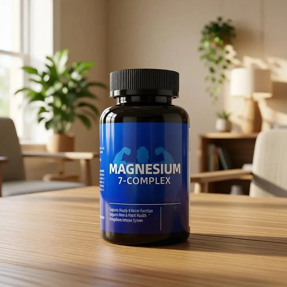 Complejo de magnesio 7 para sueño y músculos, equilibrio general