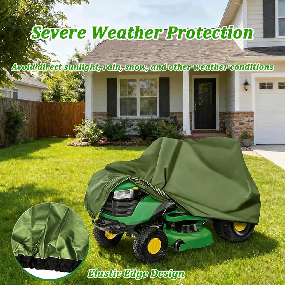 Funda para Tractor Cortacésped para Stiga Park-700W 2021-pr 43", Cubierta Impermeable 420D para Cortacésped Tractor