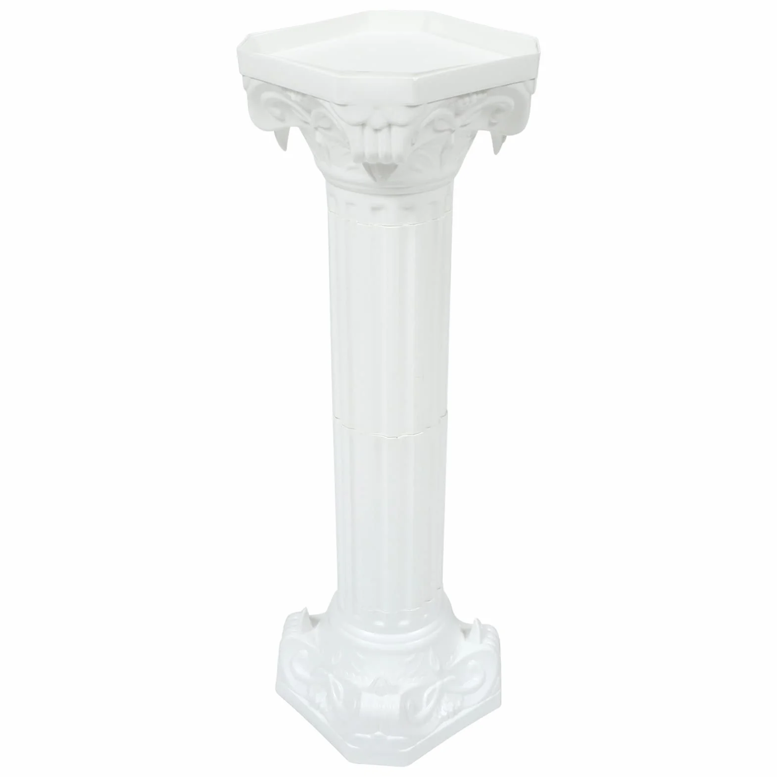 Angoily Pilar Romano De Boda Columna Romana Decorativa para Jardín Y Exterior Pedestal Versátil De 34.64X10.62X10.62In para Guía De Y Decoración De Fiesta