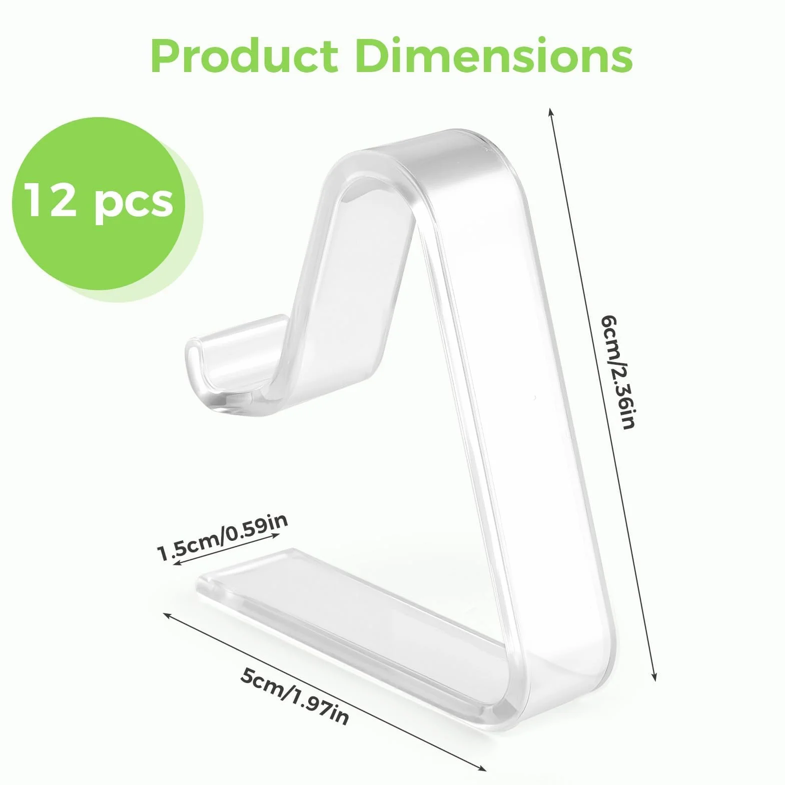 12 Piezas Pinzas para Mantel de Plástico Transparente, Sujetadores para Mesas de Comedor de 3,5-5,5 cm de Grosor para Restaurantes, Sujetamanteles Multifuncional para Mesa Exterior