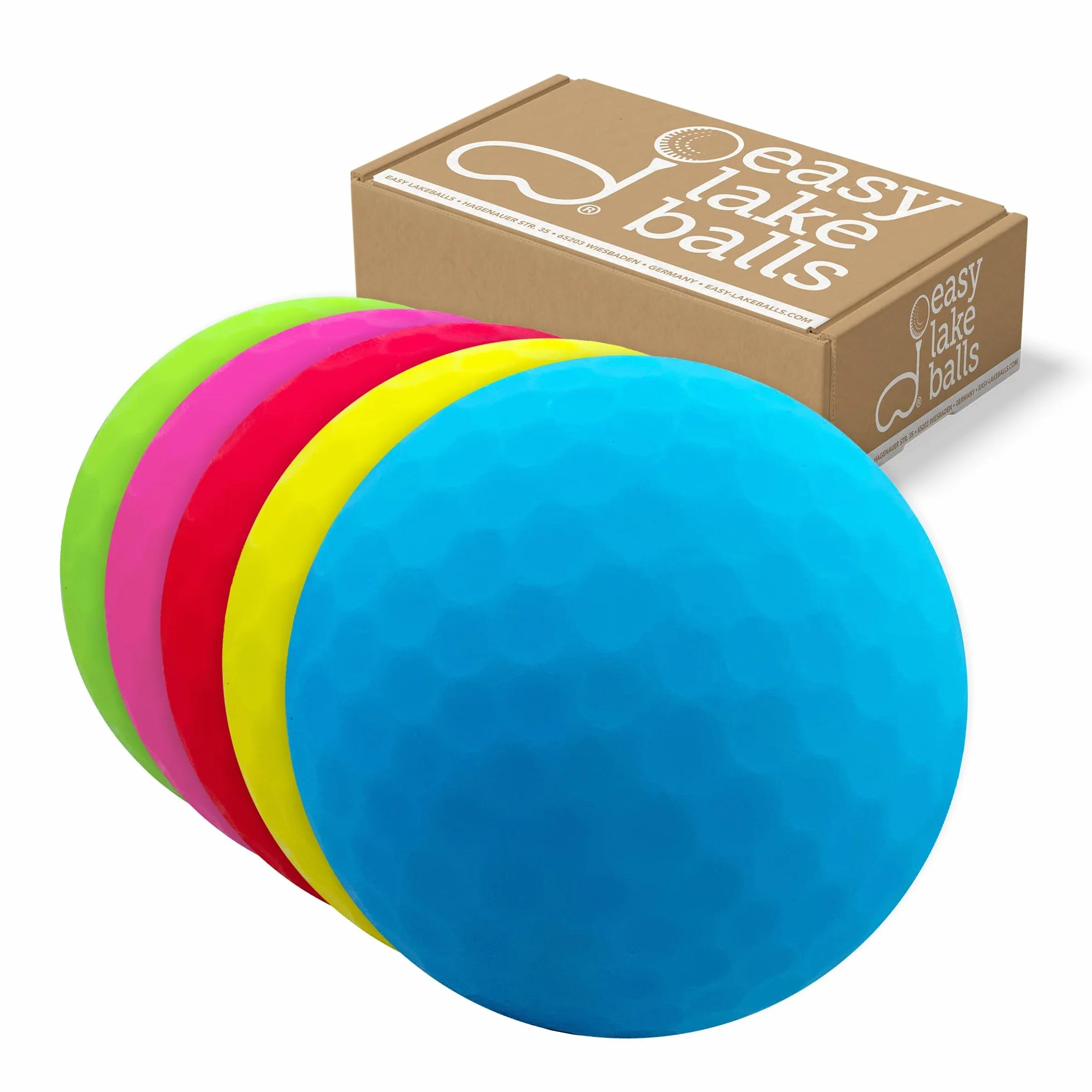 Multicolor Mix Lake Golf Balls AAA/AA