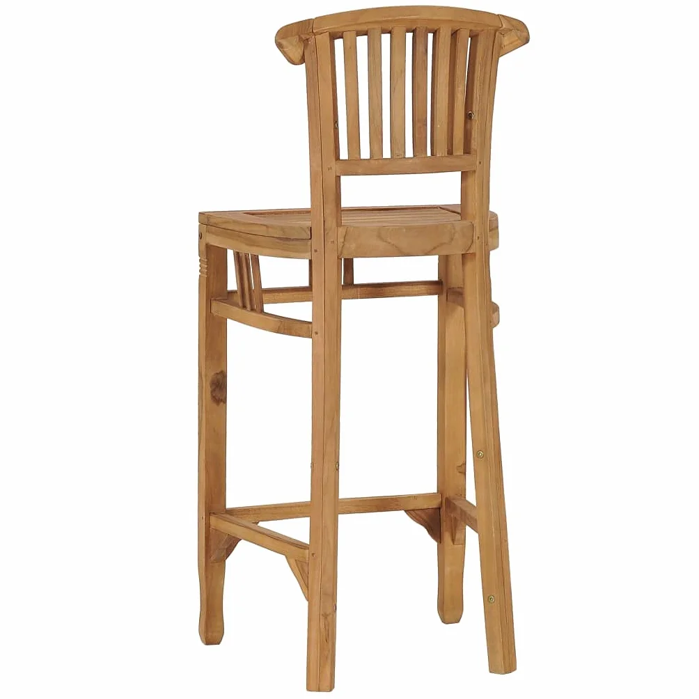 vidaXL Set Mesa y Sillas de Bar de Jardín 3 Piezas Conjunto Casa Exterior Comedor Aire Libre Asientos Sillones