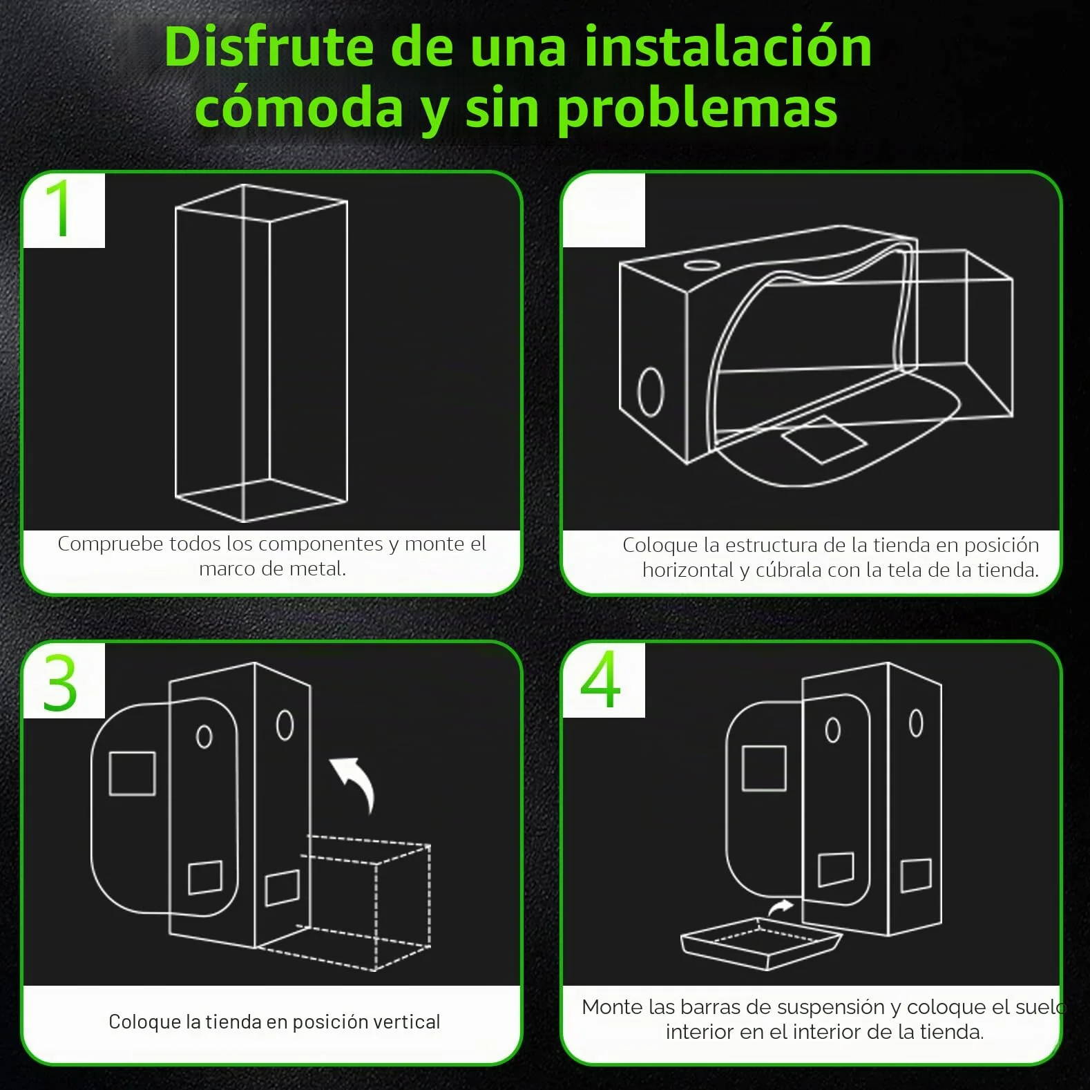 Armario de Cultivo Juego Completo Armario de Cultivo Kit 120x120x200cm con 200W LED Lámpara de Cultivo de Espectro Completo Regulable, Armario de Cultivo Kit Completo Hidroponía