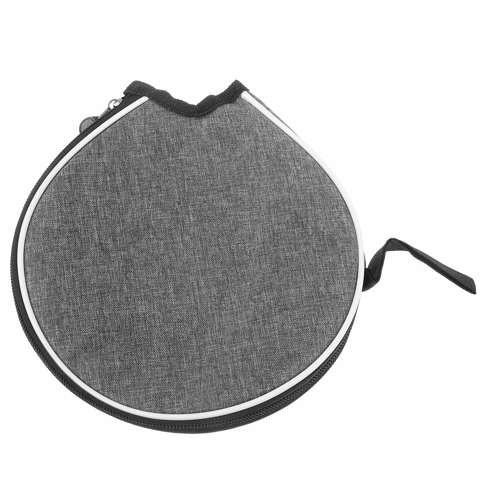 Toyvian Funda para Pala de Tenis de Mesa Semicírculo Gris Bolsa Almacenamiento Raqueta y Balones