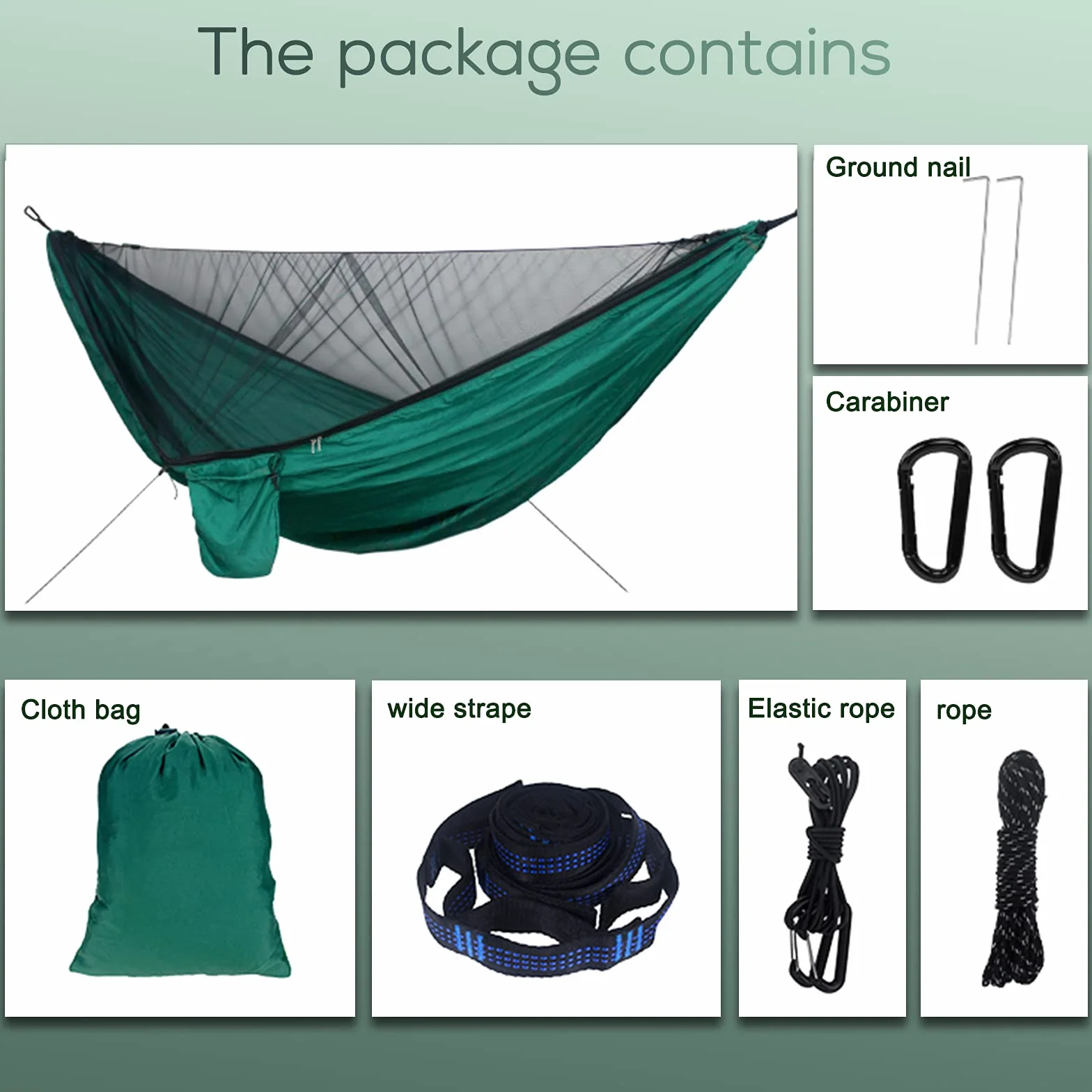 Hamacas Colgantes Sendowtek Hamaca de Viaje de Nylon Supergrande 300KG de Capacidad de Carga Amaca Ligero Portátil para 2 Personas con Mosquitero para Senderismo Jardin Playa Camping al Aire Libre