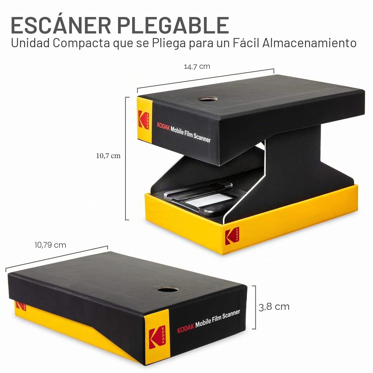 KODAK Escáner de película móvil 35 mm Diapositivas Smartphone