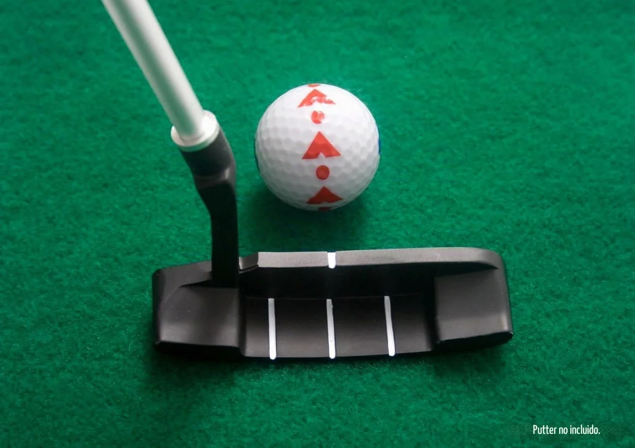 PGA Tour Pelota Alineación Herramienta Alfombrilla Putting Bola Guía 6 Pies Verde