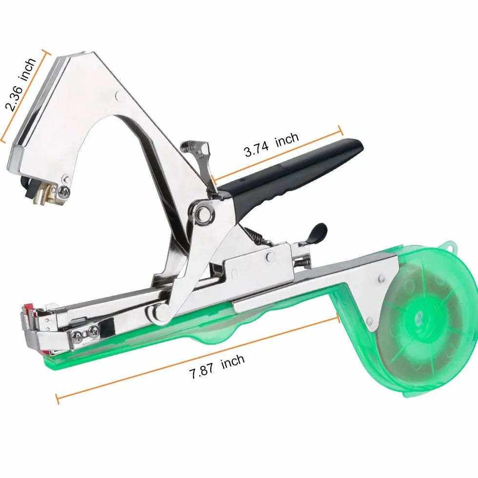 Maquina para Atar Plantas, Herramienta de Cinta de Jardín para Atar Ramas de Plantas, Atadora Agricola para Atadora de Tomates, para Viñedo Pepino UVA Fruta Flores Vegetales,Jardín Tape Tool.