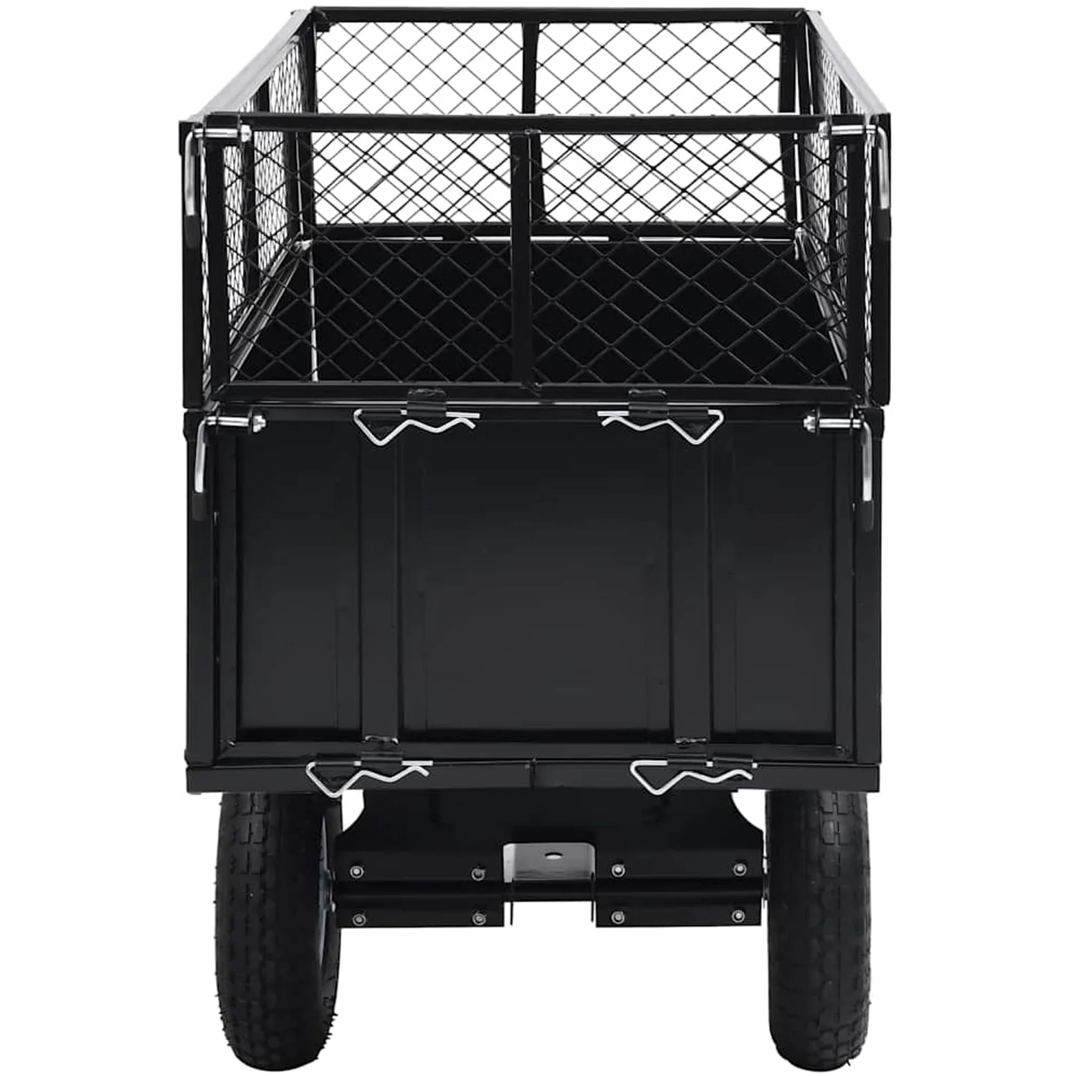 GecheerCarro Remolque inclinable de cortacésped Carga de 150 kg