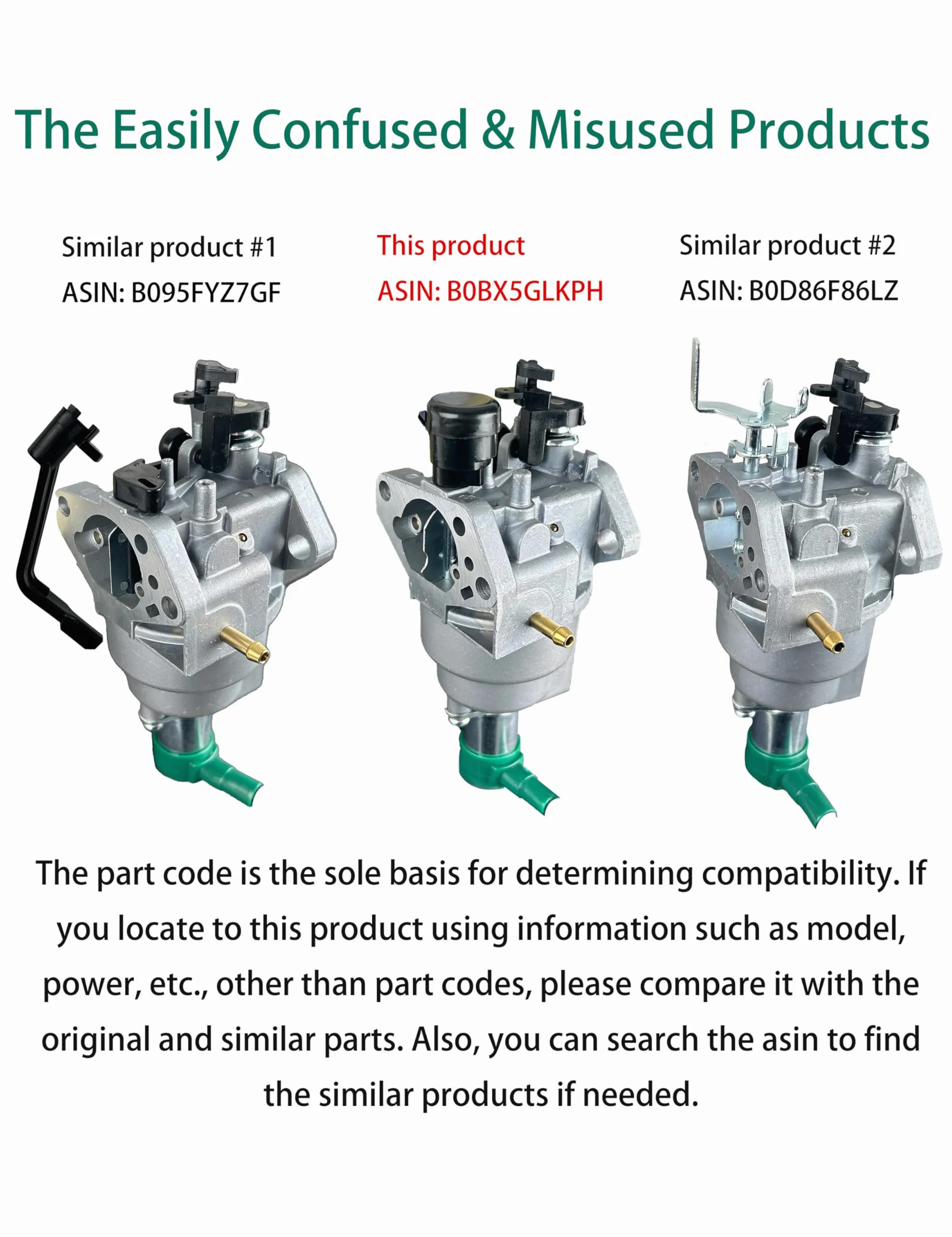 YAMAKATO P27-1 139 - Kit de carburador generador de estrangulador automático de gasolina OEM para Honda EB EM 5000 6500 Champion 41532 Powerhorse Gentron Duromax Westinghouse Generac Predator 8500