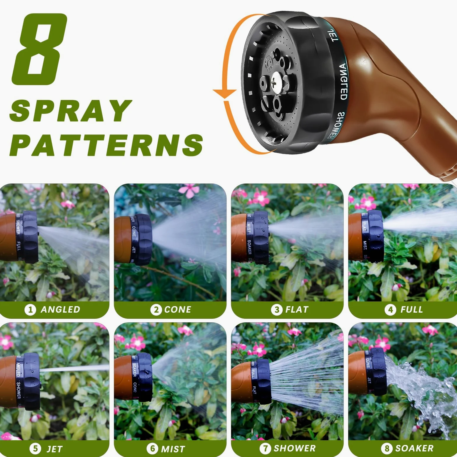 GREEN MOUNT Varita de 16 pulgadas Brone
