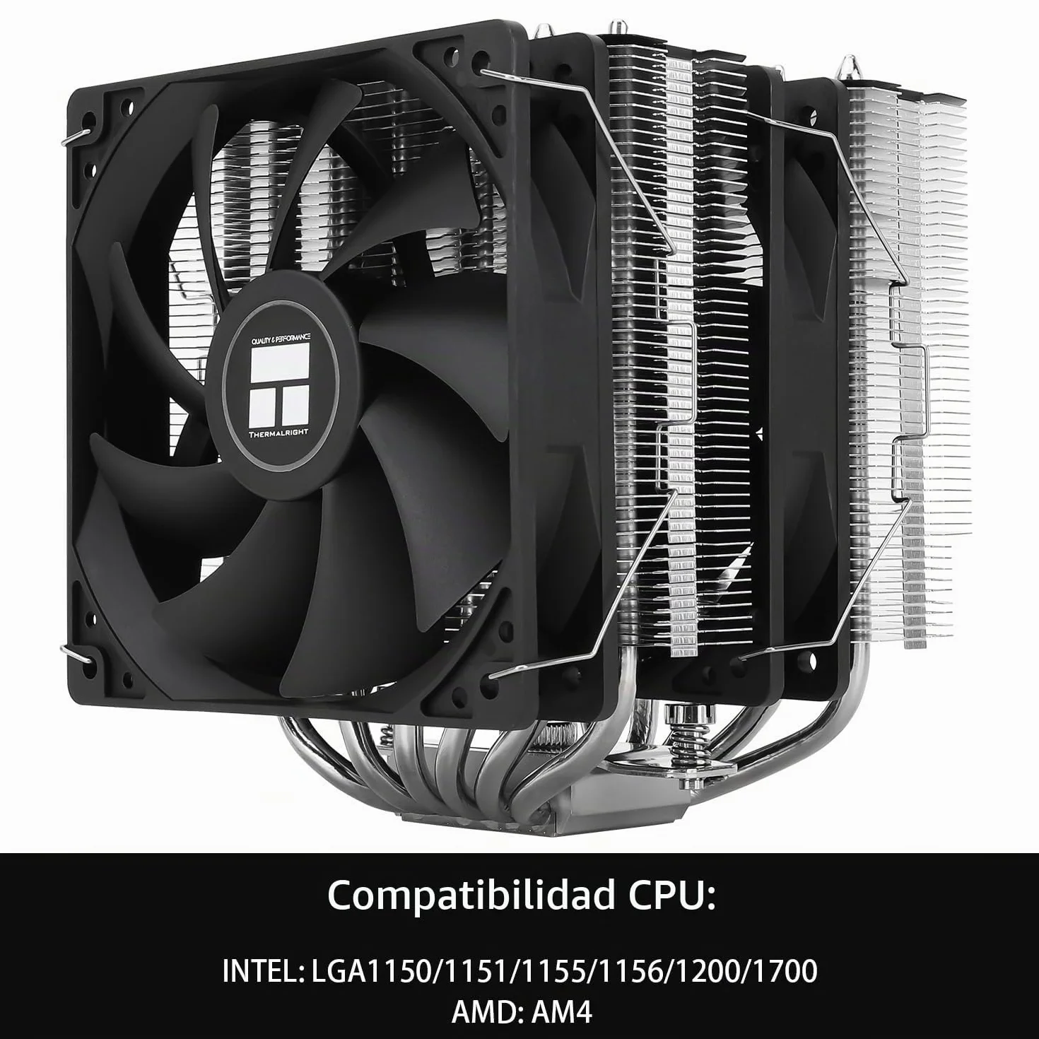 Thermalright Peerless Assassin 120 SE Enfriador de aire de CPU, 6 tubos de calor, ventilador doble PWM 120mm, AGHP, para AMD AM4 AM5/ Intel 1150/1151/1200/1700