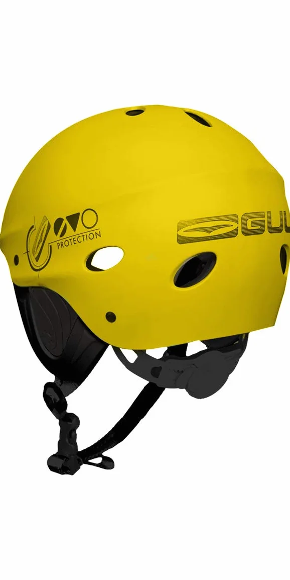 GUL EVO Watersports Casco para Deportes acuáticos Kayak Kitesurf Windsurf Bote Amarillo Ligero