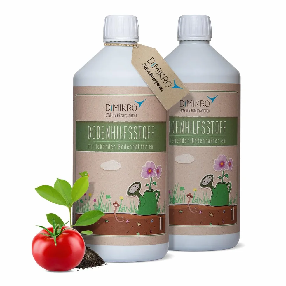 DIMIKRO Microorganismos eficaces activos, microorganismos para plantas, mejorador del suelo para plantas de interior, jardín y agricultura, activador del suelo, acelerador de compost, 100% vegano (2