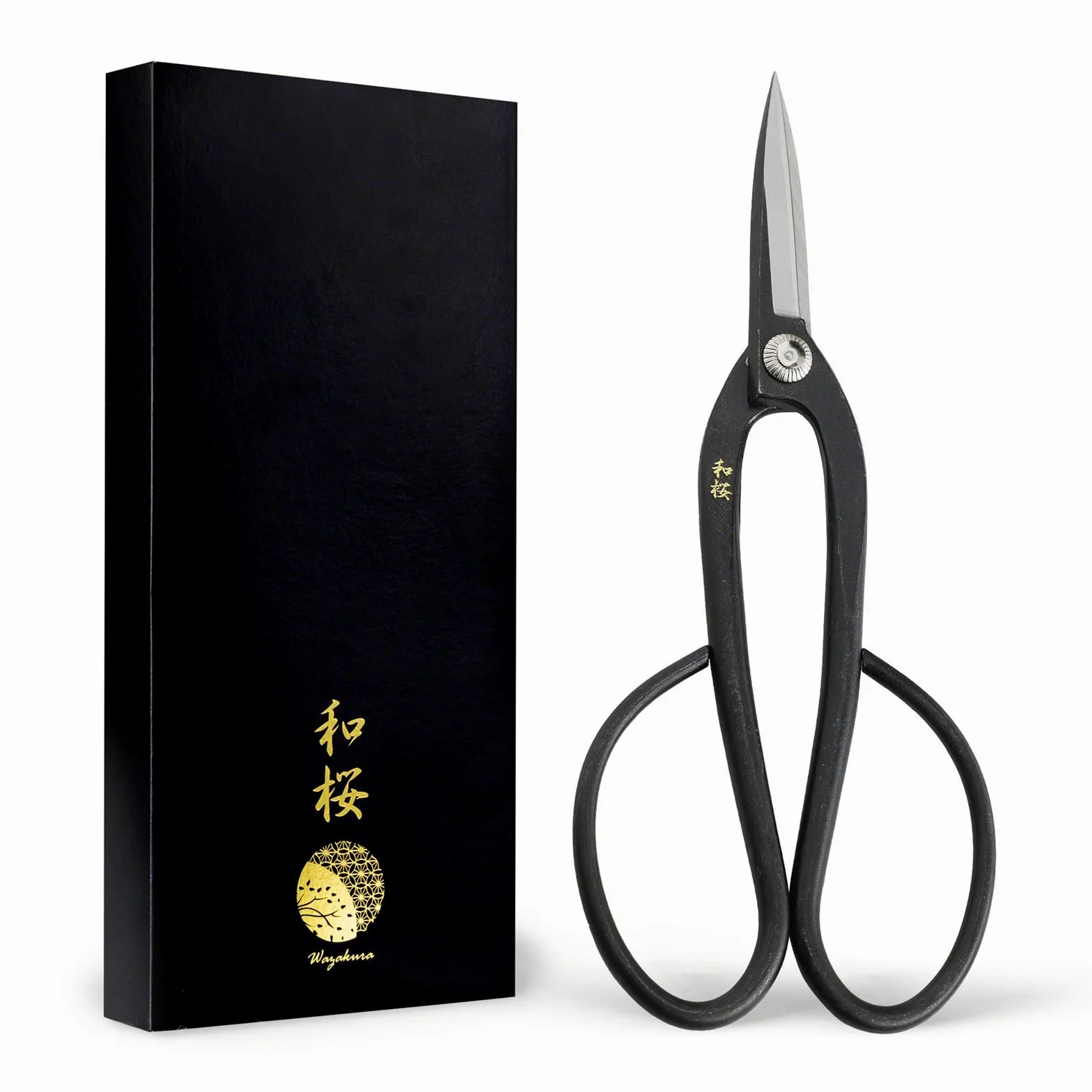 Wazakura Japan Tijeras de Podar Bonsái Ashinaga - Acero Yasugi (200 mm), Herramienta de Jardinería Japonesa, Hecha en Japón