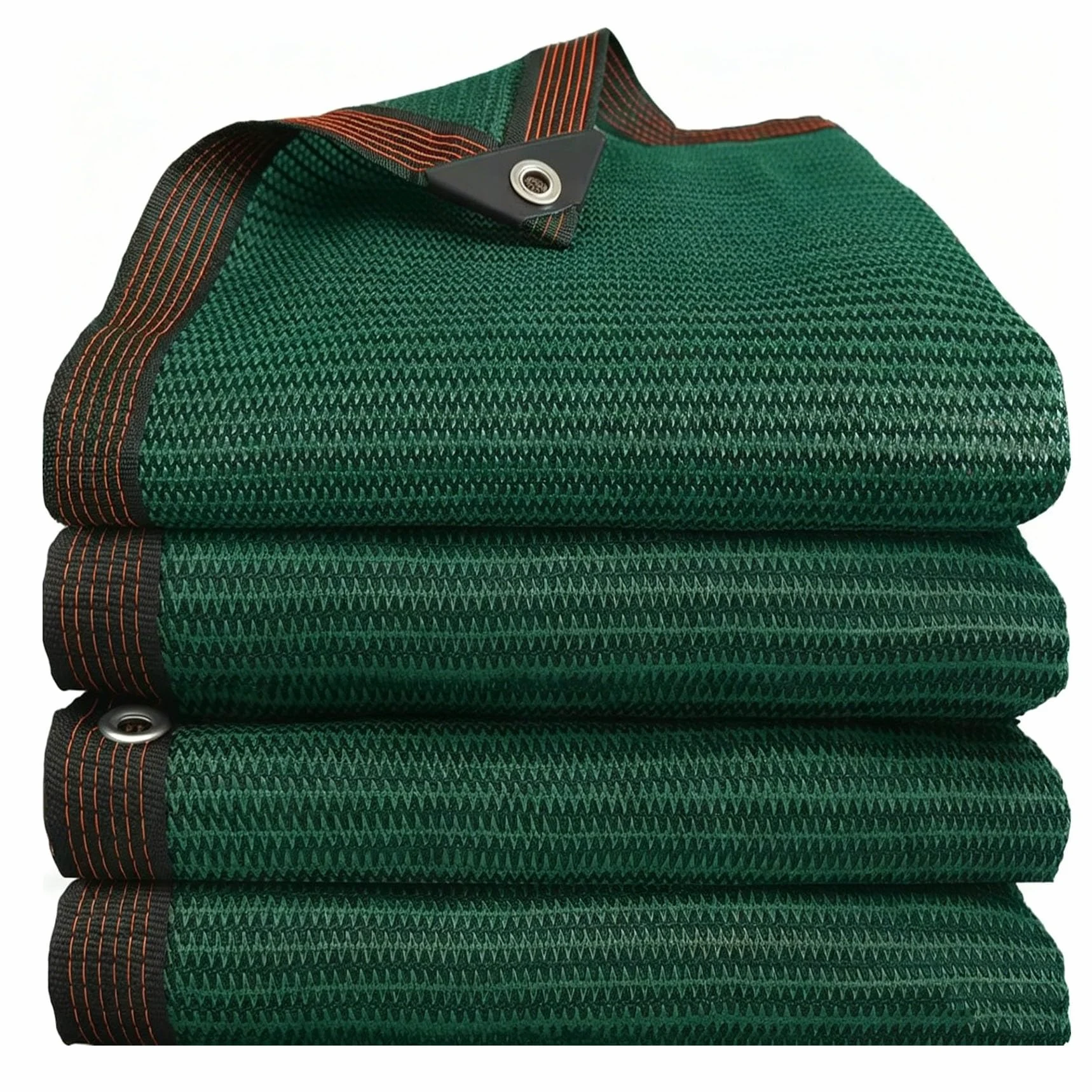 Tela de Sombra 345 x 500 cm Resistencia Desgarro, Anti Ultravioleta, Permeable Al Viento Malla de Sombreo con Ojales para Invernadero, Jardín, Pérgola, Patio Césped, Verde Oscuro