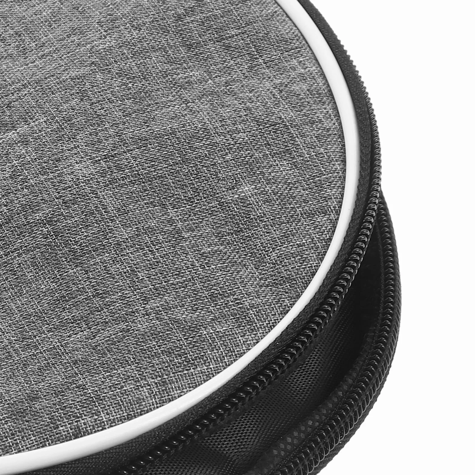 Toyvian Funda para Pala de Tenis de Mesa Semicírculo Gris Bolsa Almacenamiento Raqueta y Balones