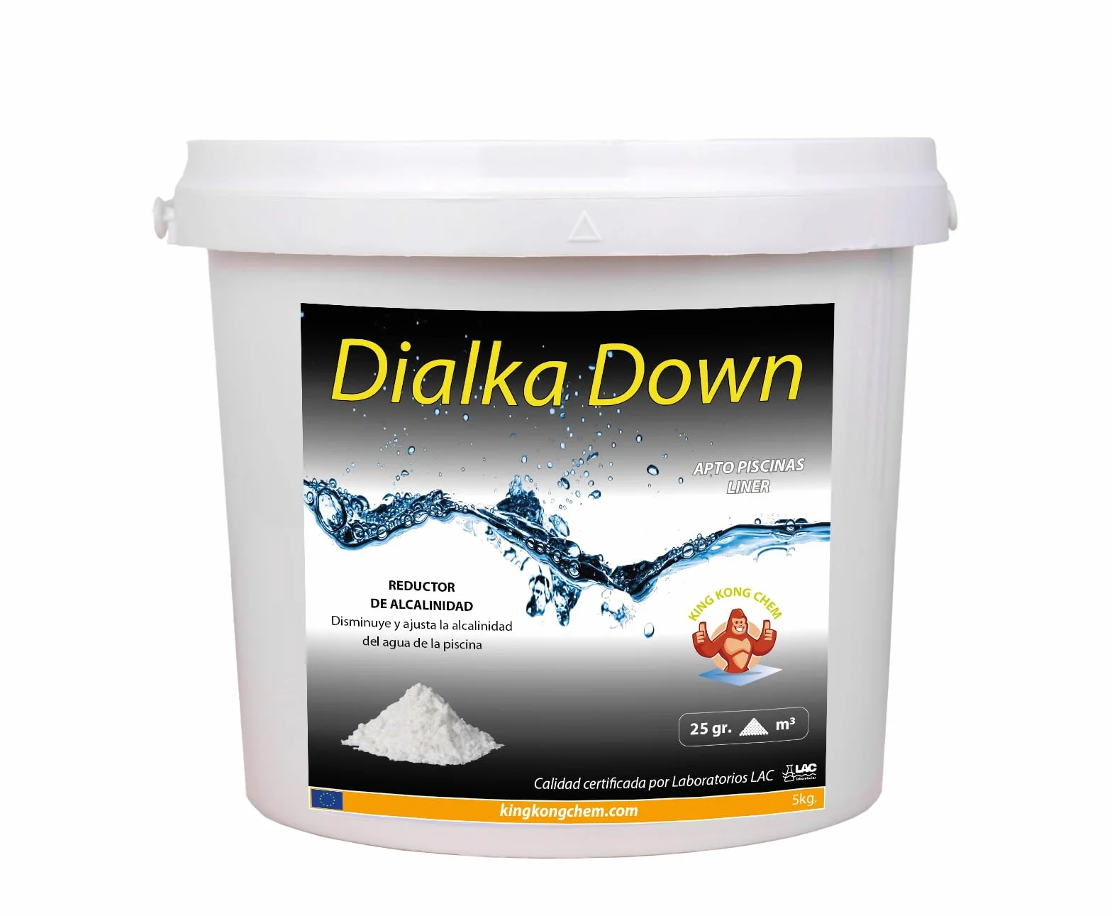 Dialka Down 5KG Reductor de alcalinidad para la Piscina y el SPA (5 kg)