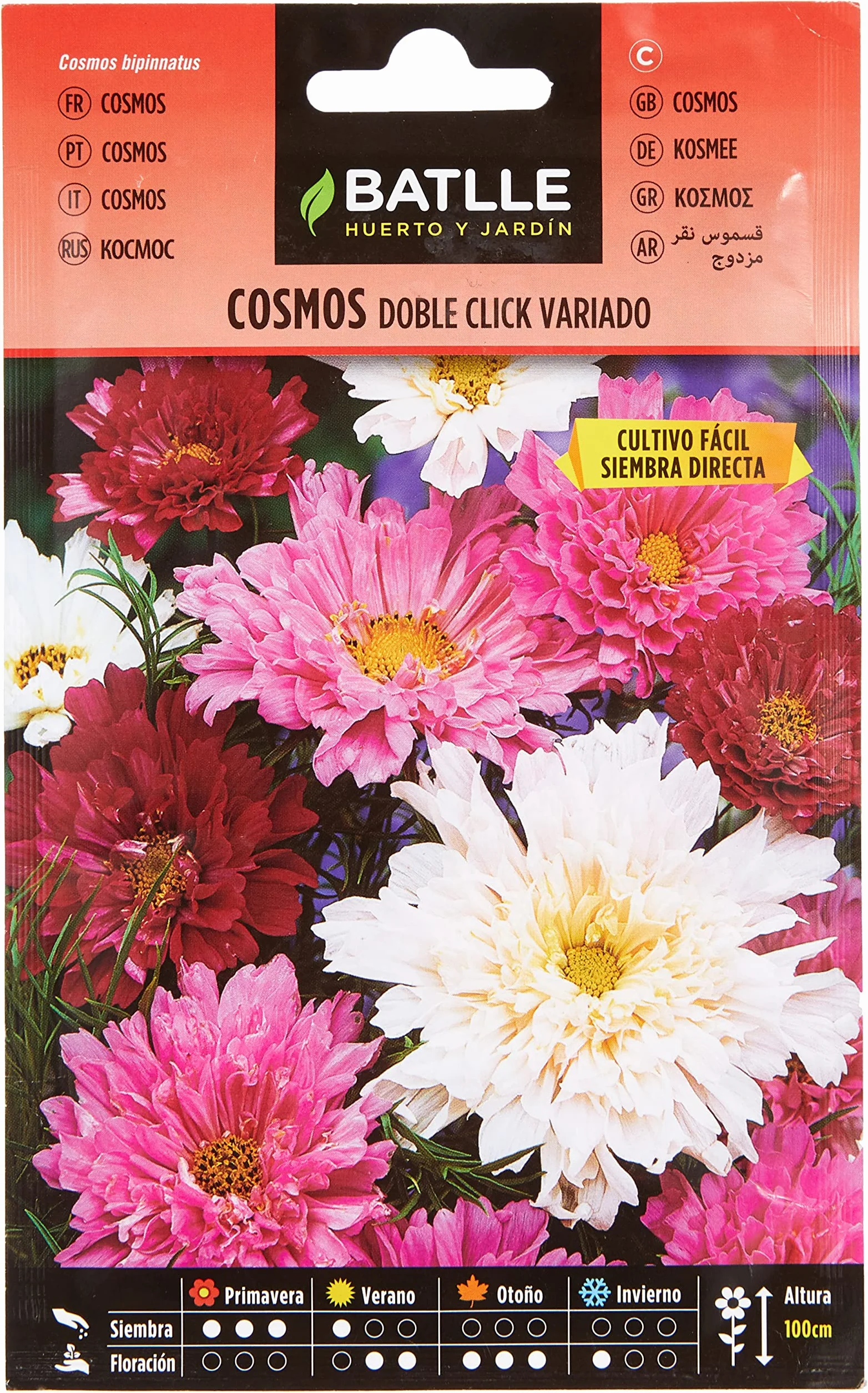 Semillas Batlle Cosmos Doble Click
