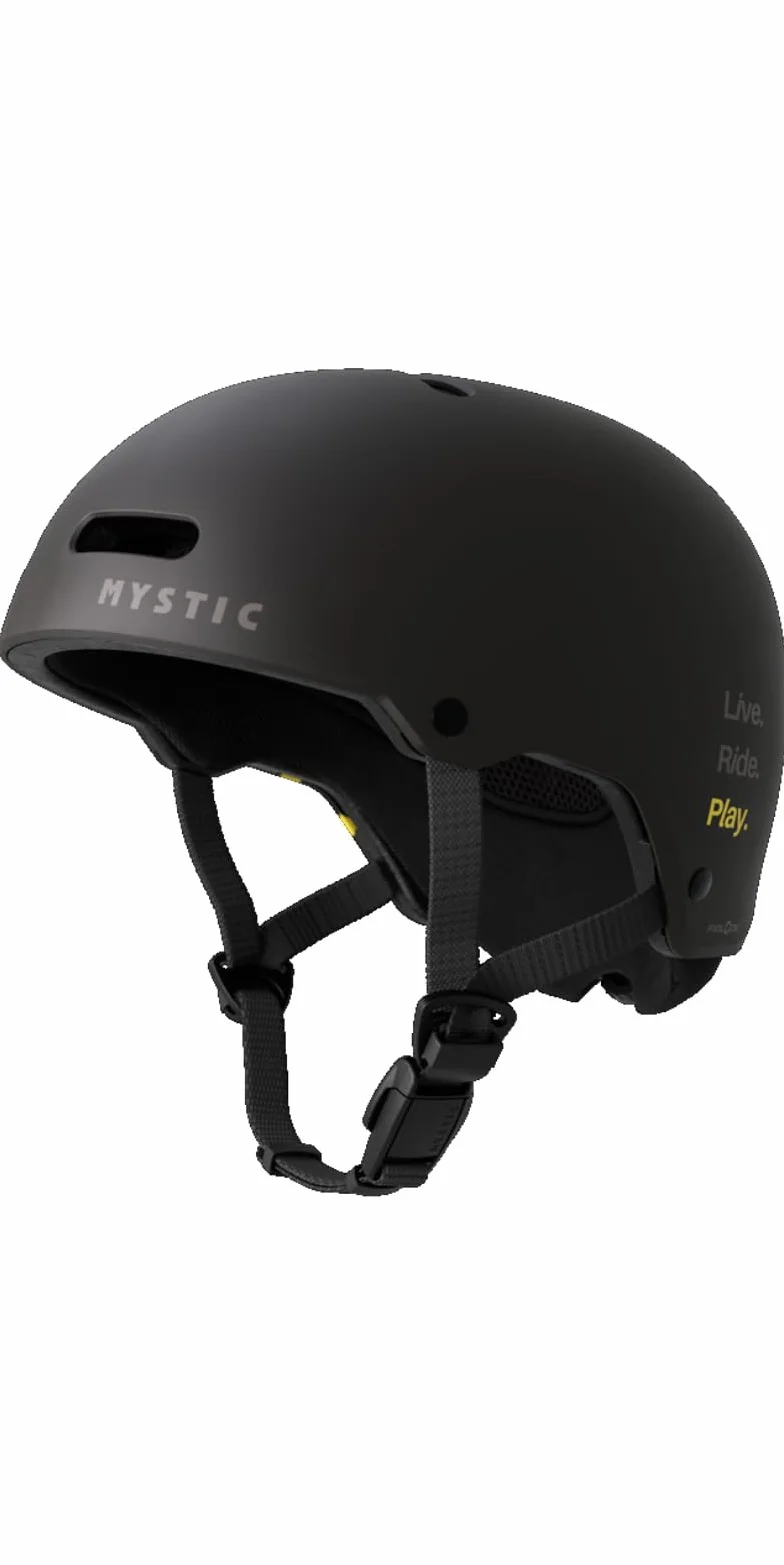Mystic Casco Vandal Pro Dirty Habits 2026 negro amarillo