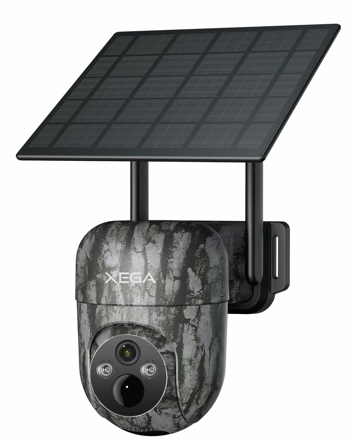 Xega 4G Solar Trail Camera 2K 3MP Exterior PTZ Night Vision No SIM WiFi