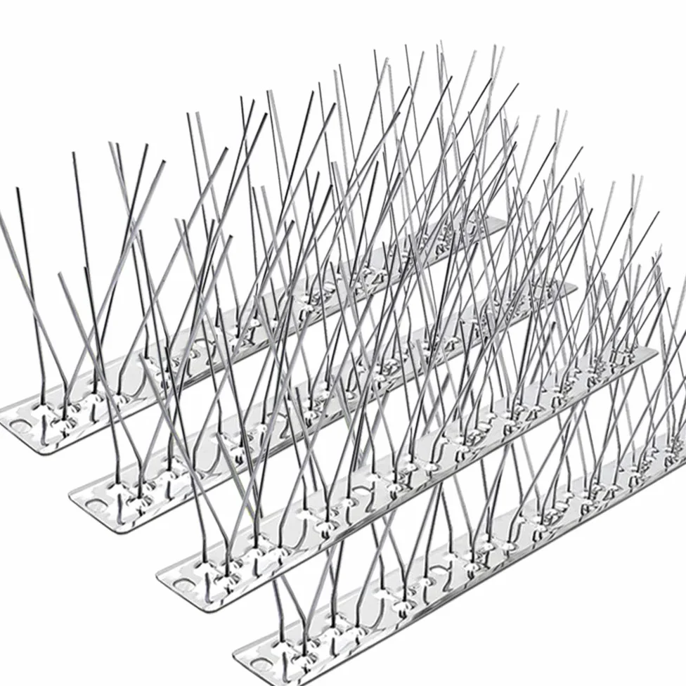 PANGCH Pinchos de pájaros para Palomas y pájaros pequeños, Picos de Acero Inoxidable, no más nidos de pájaros y Picos desmontados, 70 Tiras de Cobertura de 75.78 pies