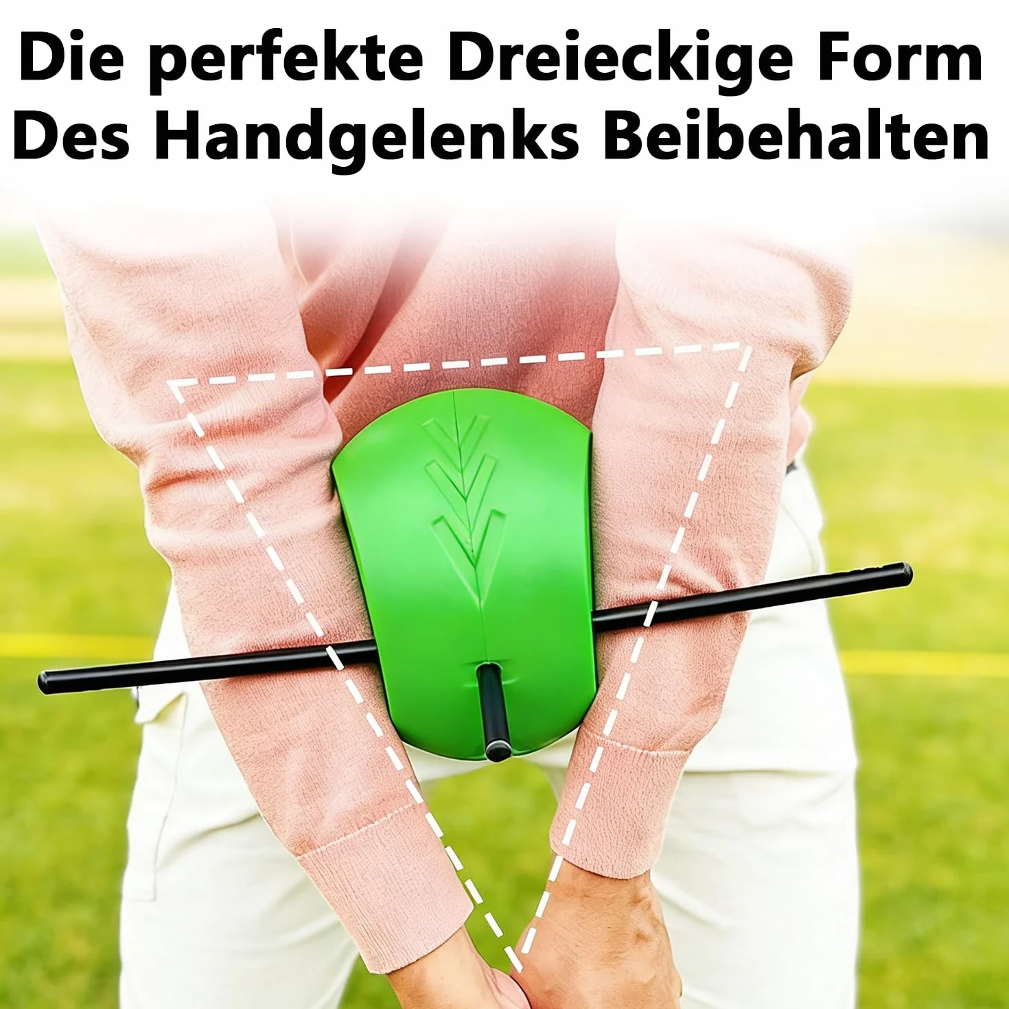 Balón de entrenamiento de swing de golf, ayuda de corrección para hombres y mujeres