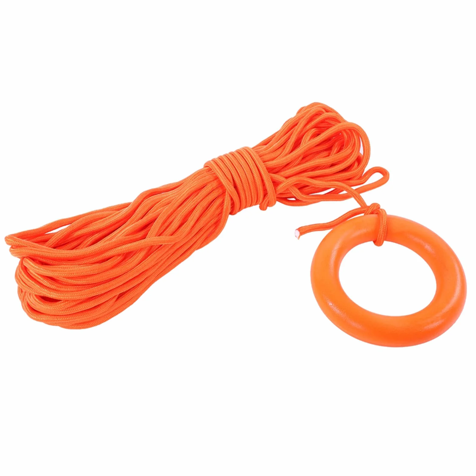 BORDSTRACT Cuerda Salvavidas Flotante 8mm x 30m, Cuerda de Lanzamiento Profesional para Rescate, Buceo Snorkel Deportes Acuáticos
