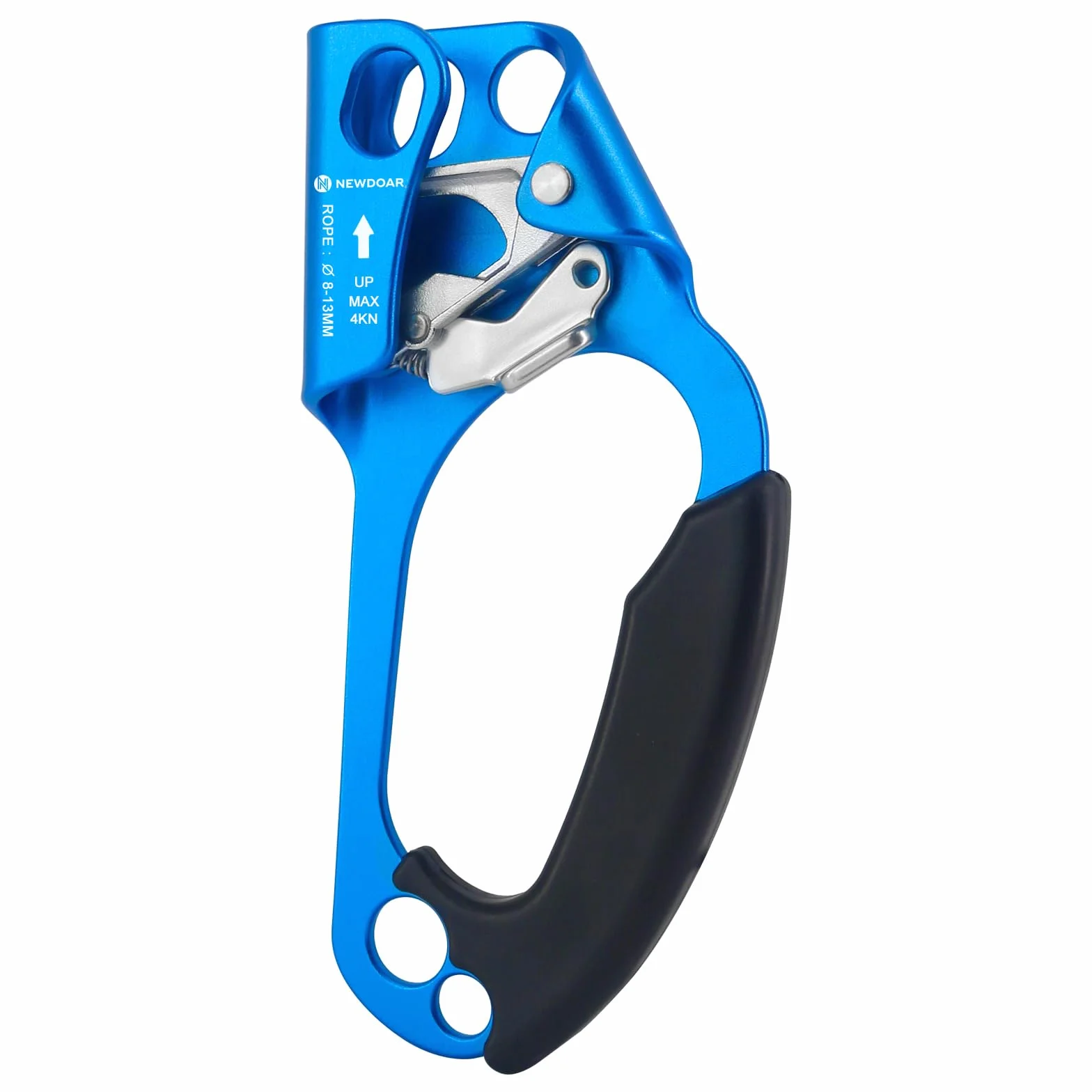 NewDoar Hand Ascender Rock Climbing Tree Arborist Rappel Gear 8~12MM Rope Clamp
