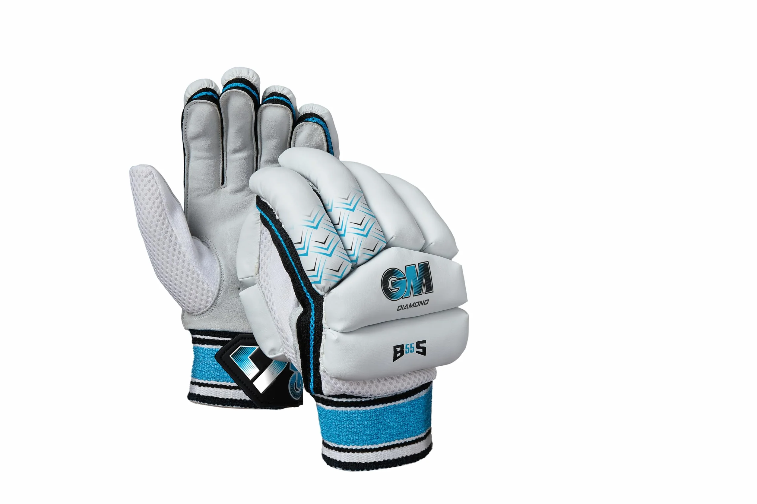 Gunn & Moore GM Guantes de bateo de críquet Ben Stokes Diamond Cuero Dividida