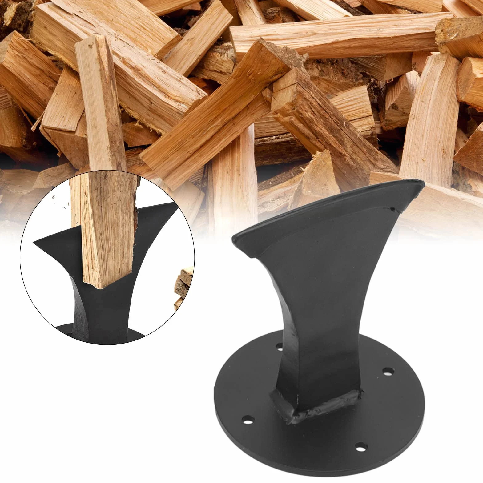 BigKing Divisor de leña para Trabajo Pesado, Cuña Divisora Manual para Chimenea