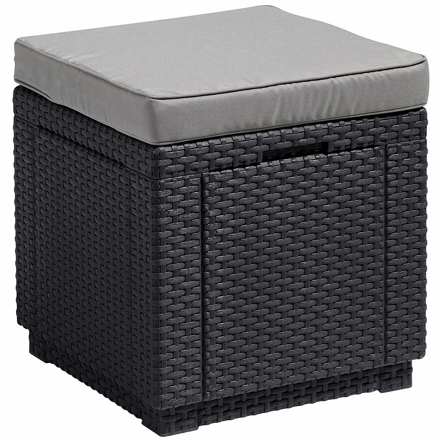Allibert Hocker Cube Graphit INKL. Kissen