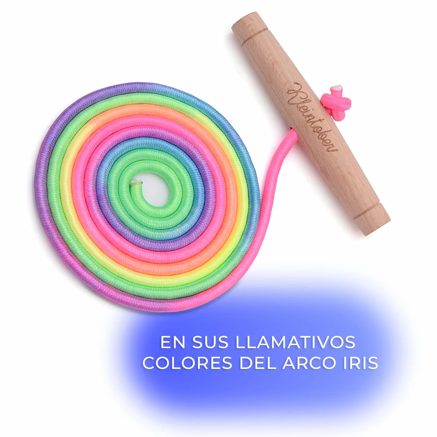 Kleintober Cuerda para Trineo, Cuerda de tracción para Trineos de Madera, Plástico y Bob