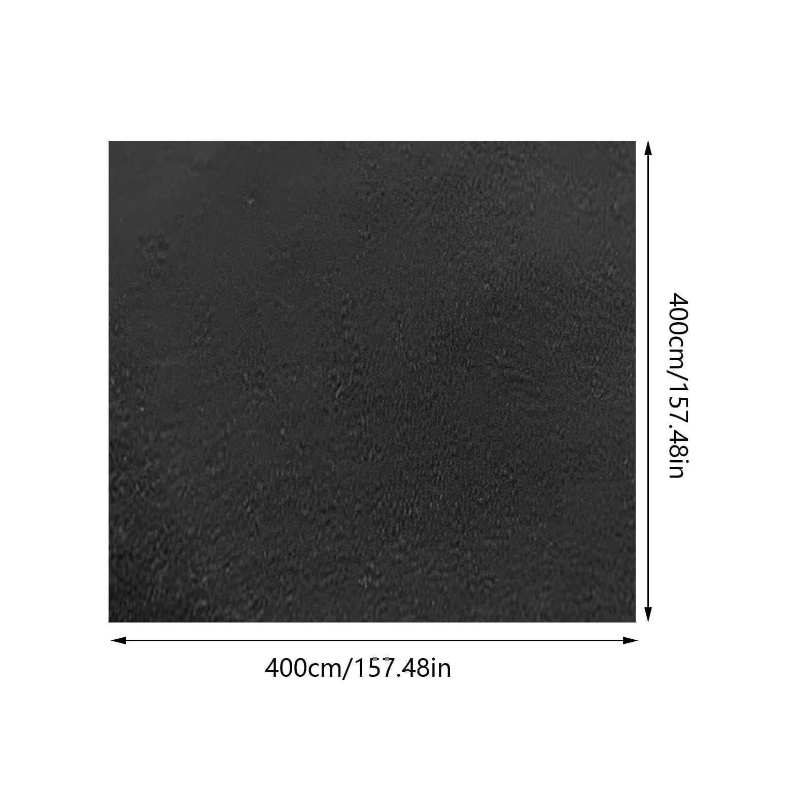 Esterilla protectora de suelo para piscina 400 x 400 cm gruesa cuadrada resistente