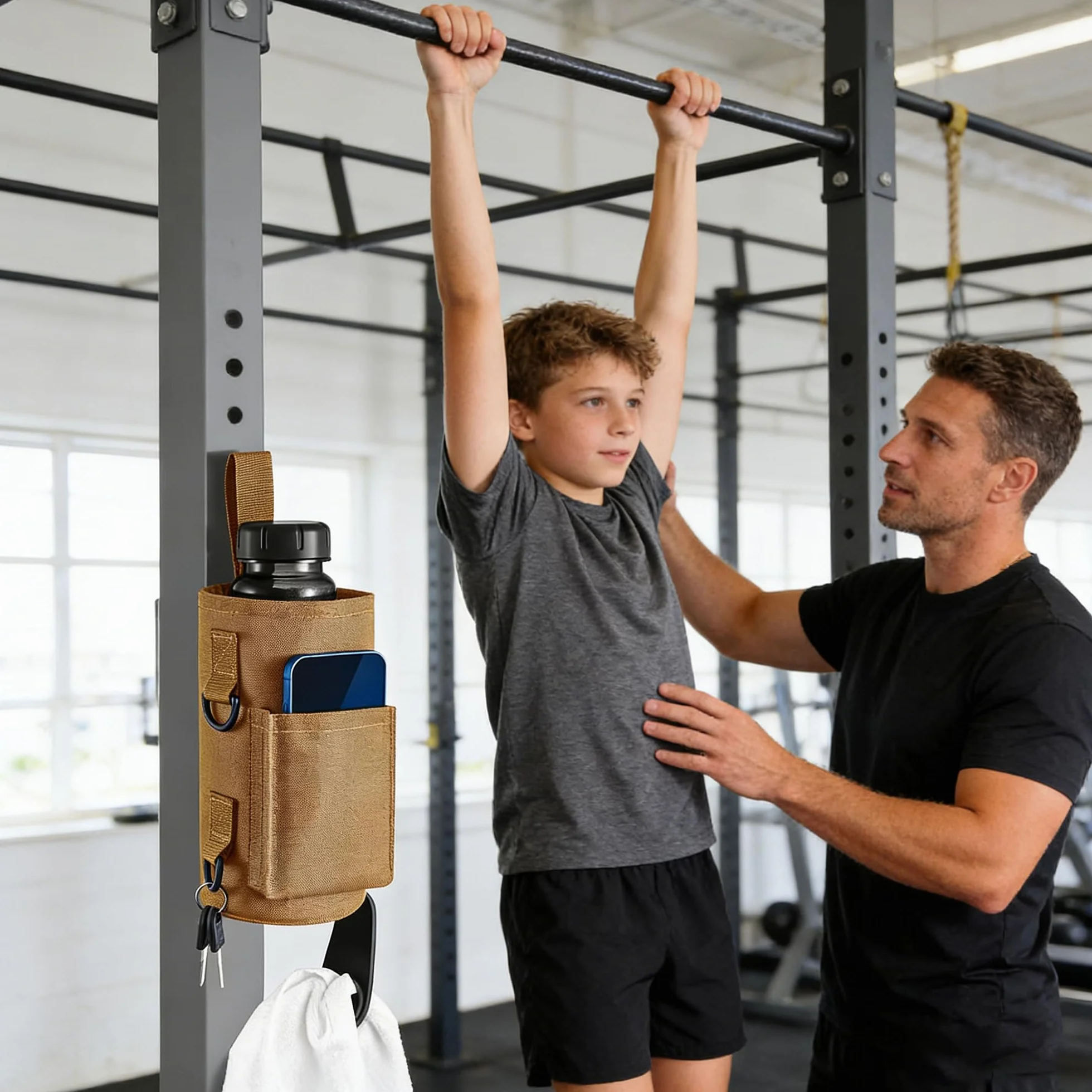Magnetyczna Torba Fitness, Magiczna Torba do Przechowywania Naklejek, Magnetyczny Stojak na Kubek, Opaska na Ramię do Biegania