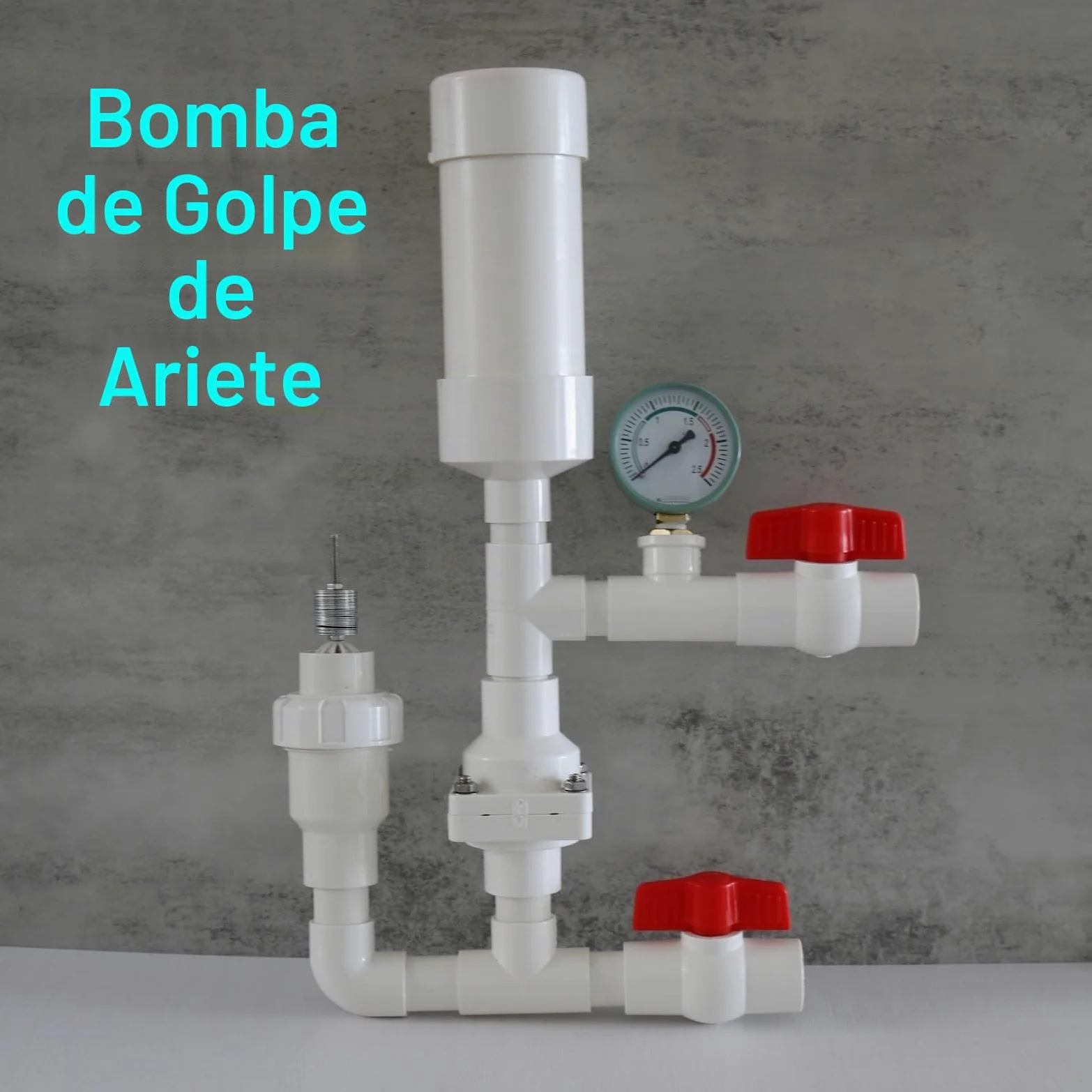 Bomba de agua de ariete hidráulico para riego de montaña, bomba de golpe de ariete, sin electricidad/no requiere combustible, para riego agrícola en zonas montañosas, elevación automática, autoelevaci