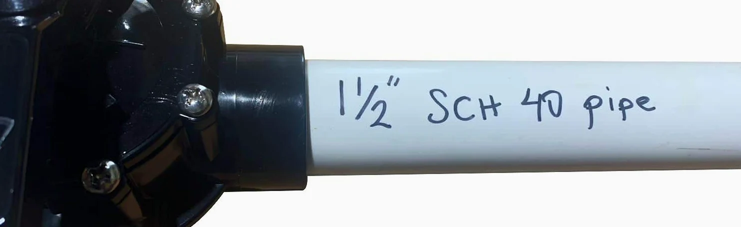 FibroPool 1 1/2 "POSI- Cerrar 2 vías válvula sin lubricante